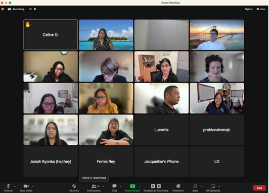 CNMI SLDS stakeholders, including PSS officials, meet on Oct. 28, 2023.