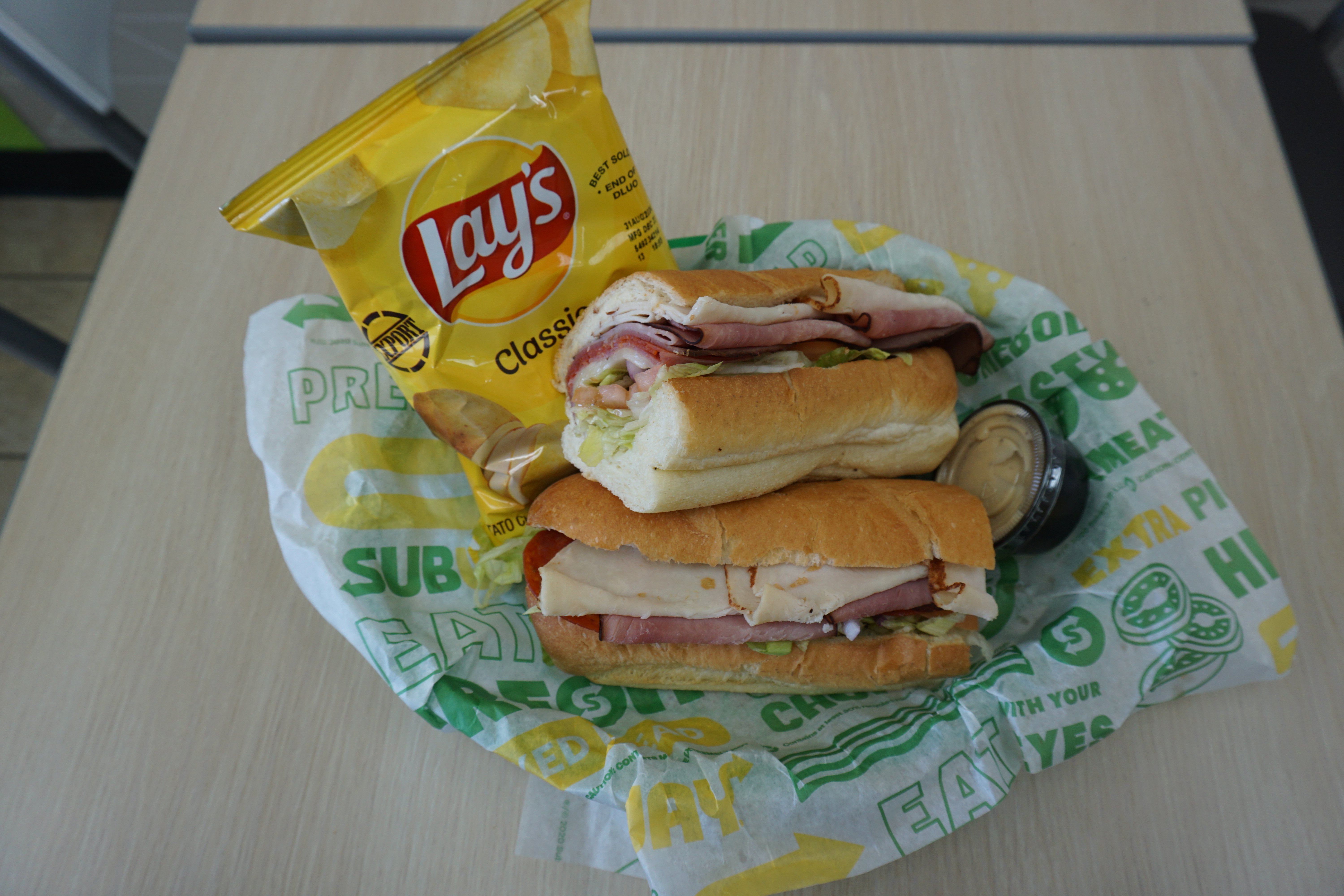 Every single one of those cold cuts complements each other in flavor and texture, and because you get so much food, you’re not leaving Subway hungry, that’s for sure.  