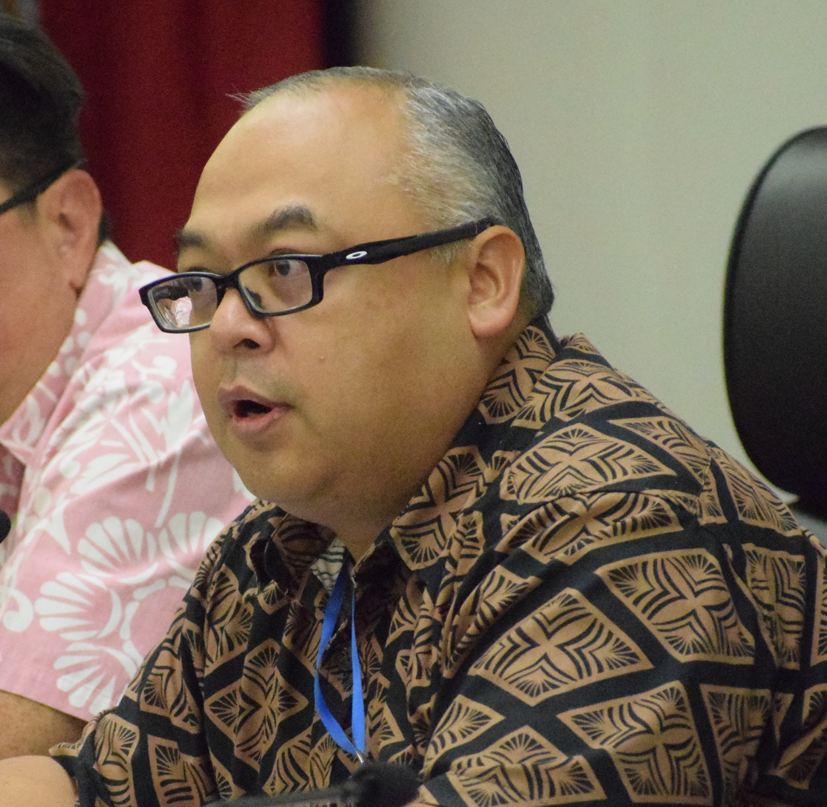 Rep. Blas Jonathan Attao speaks during a House session last week.