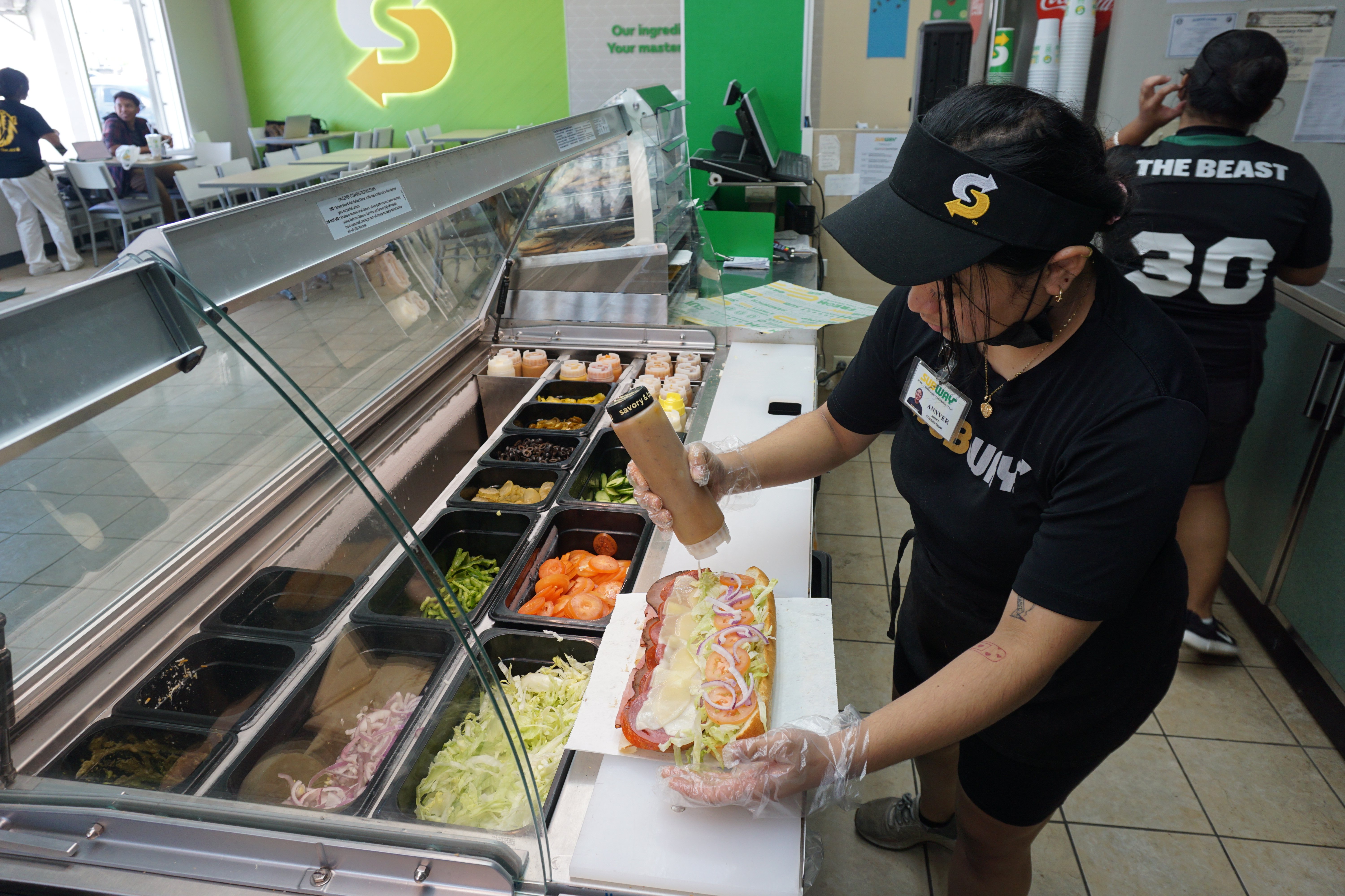 MV reporter Andrew Roberto’s  favorite part is the way the parmesan vinaigrette tied the whole sandwich together. It tastes tangy and adds a delicious oregano flavor to every bite.  