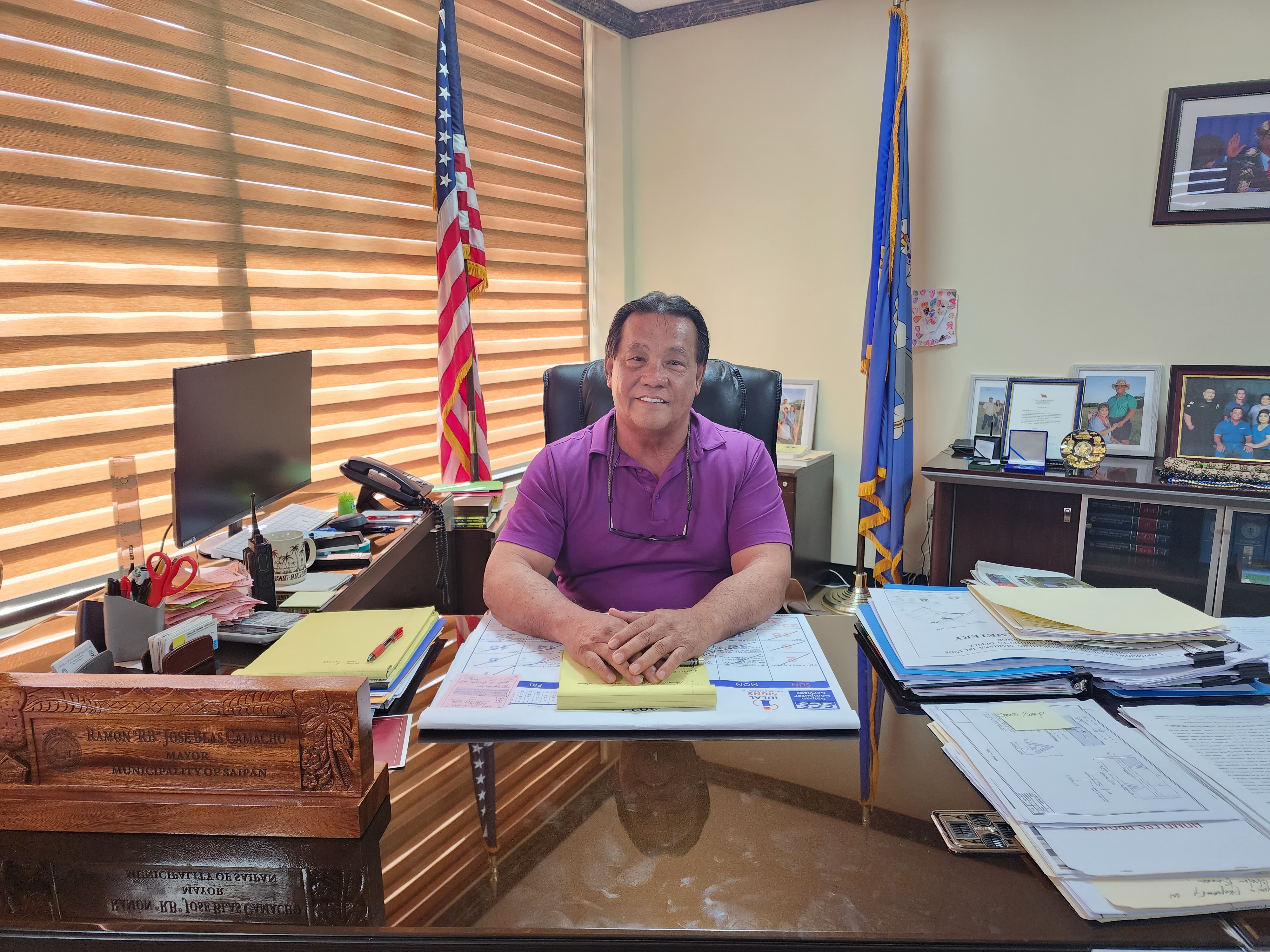 Saipan Mayor Ramon Blas “RB” Camacho