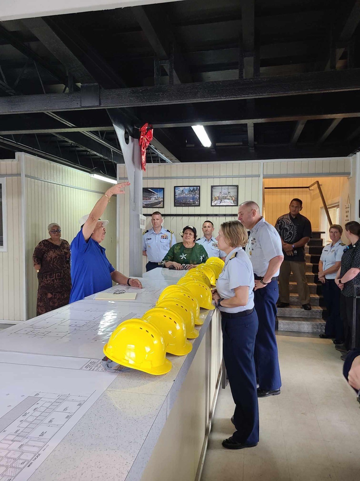 Discussing Pago Pago Harbor and Ronald Reagan Shipyard.