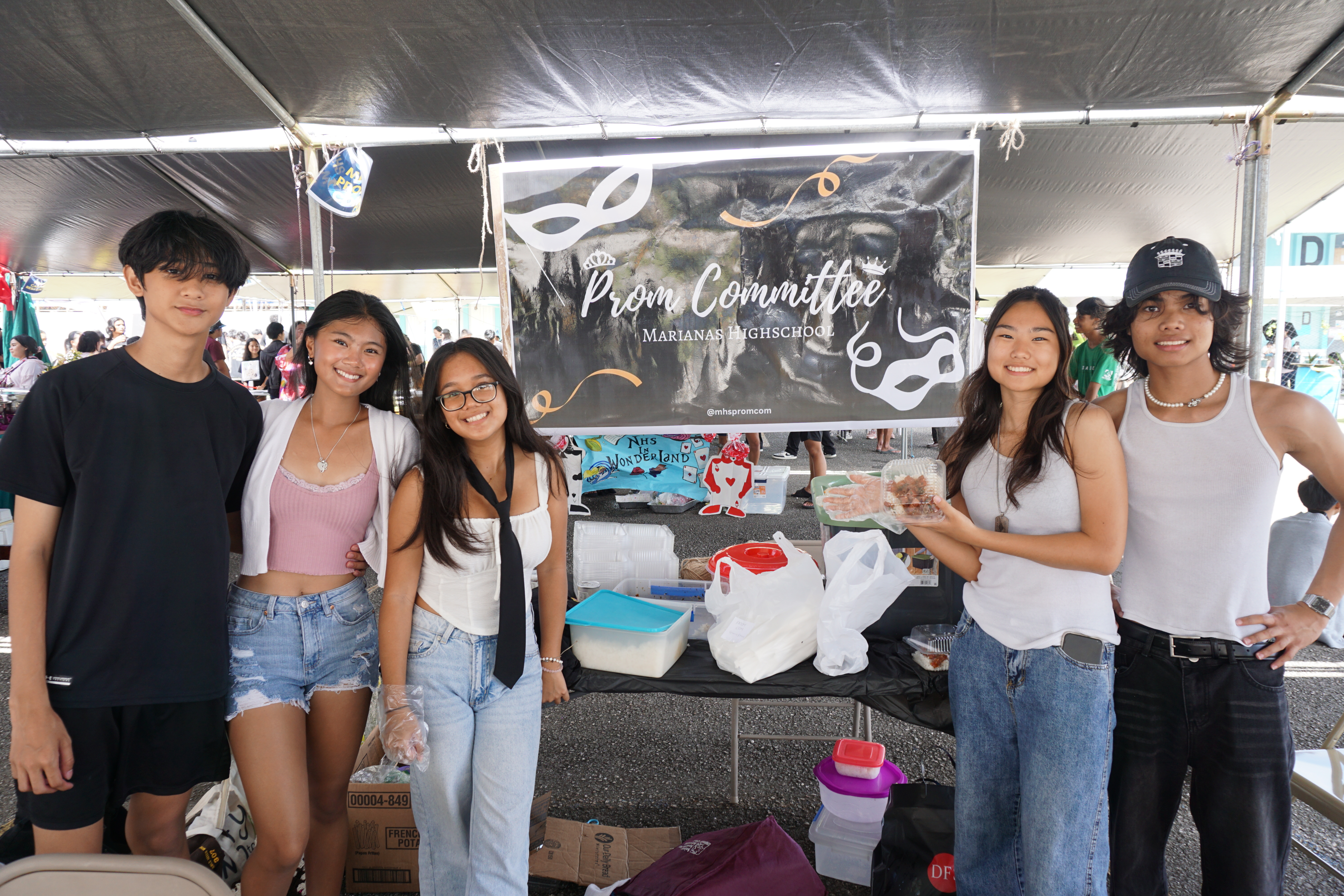 Prom Committee members raised funds for this year's prom.