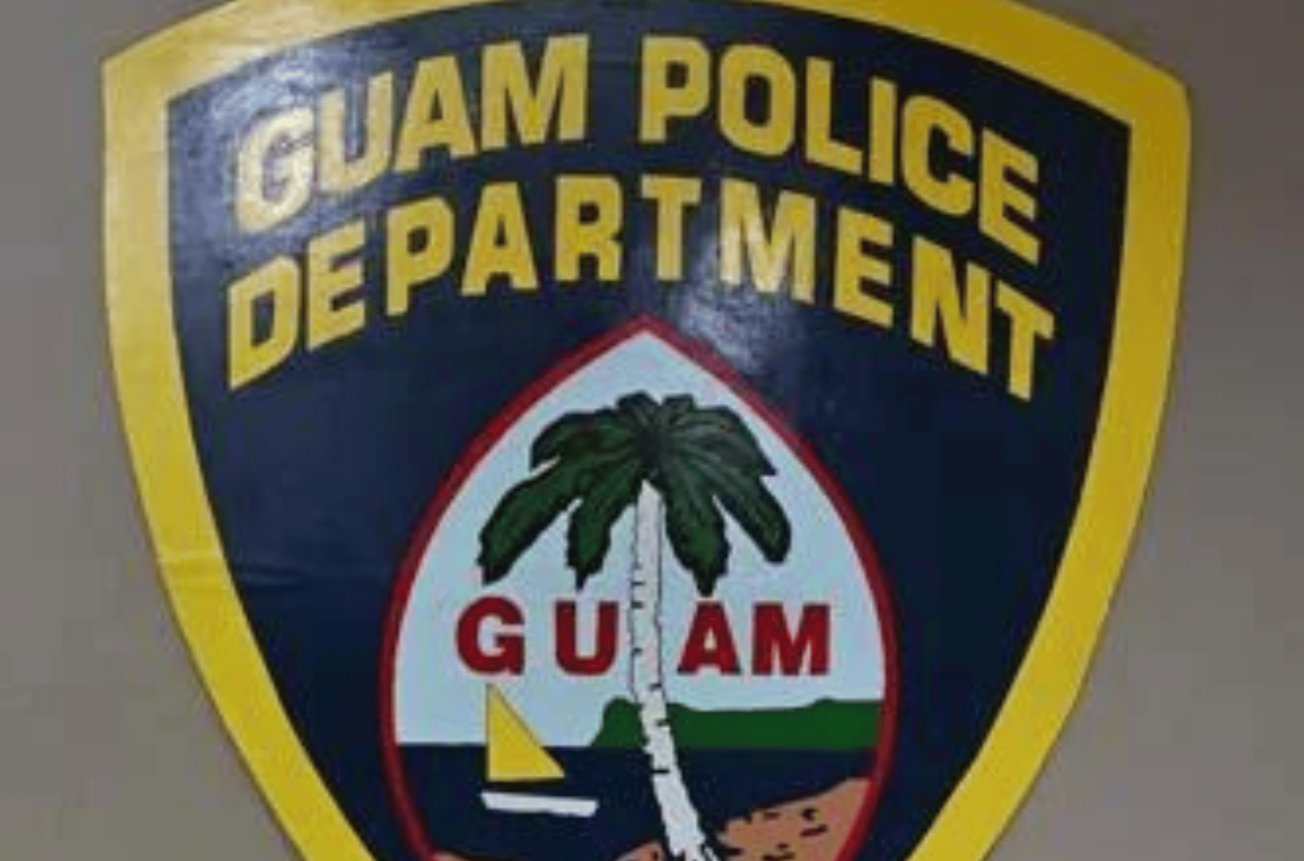 The Guam Police Department seal is seen Wednesday, Feb. 28, 2024, at GPD headquarters in Tiyan.
