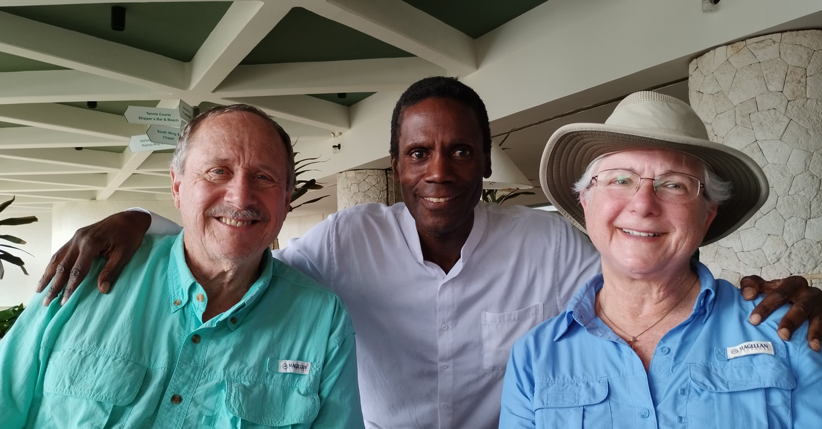 Alan & Peggy Sonntag with the author, Walt Goodridge