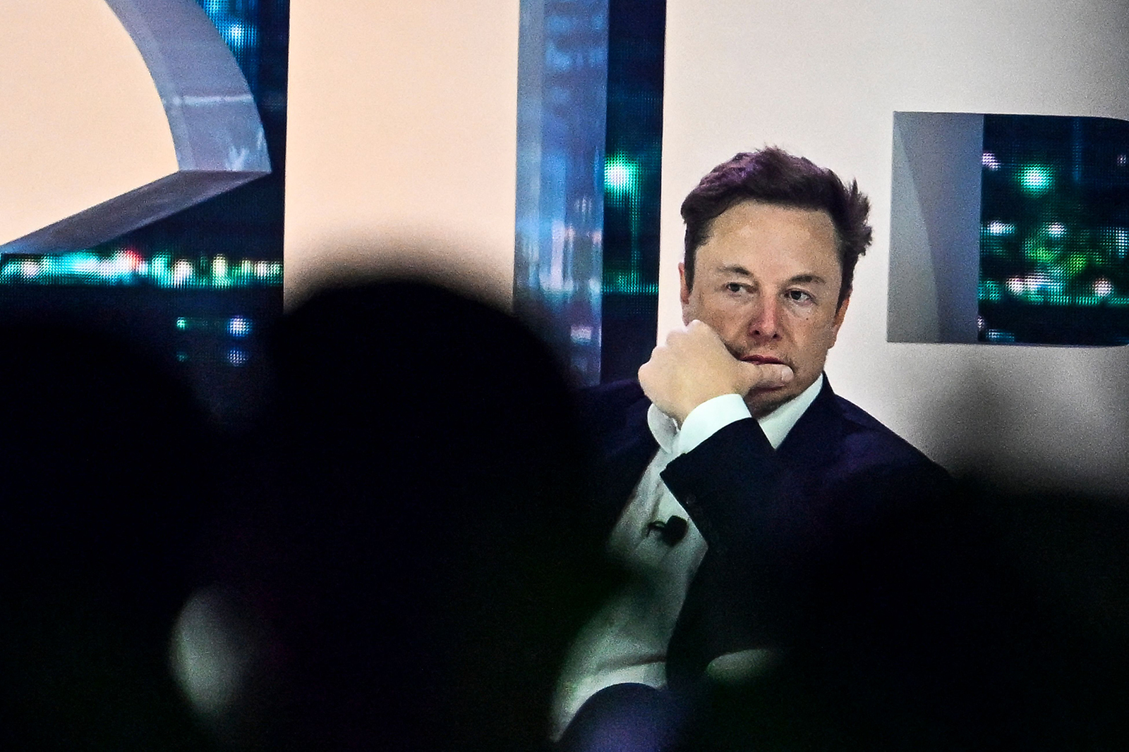 Twitter CEO Elon Musk speaks at the "Twitter 2.0: From Conversations to Partnerships," marketing conference in Miami Beach, Florida, on April 18, 2023. (Chandan Khanna/AFP/Getty Images/TNS)