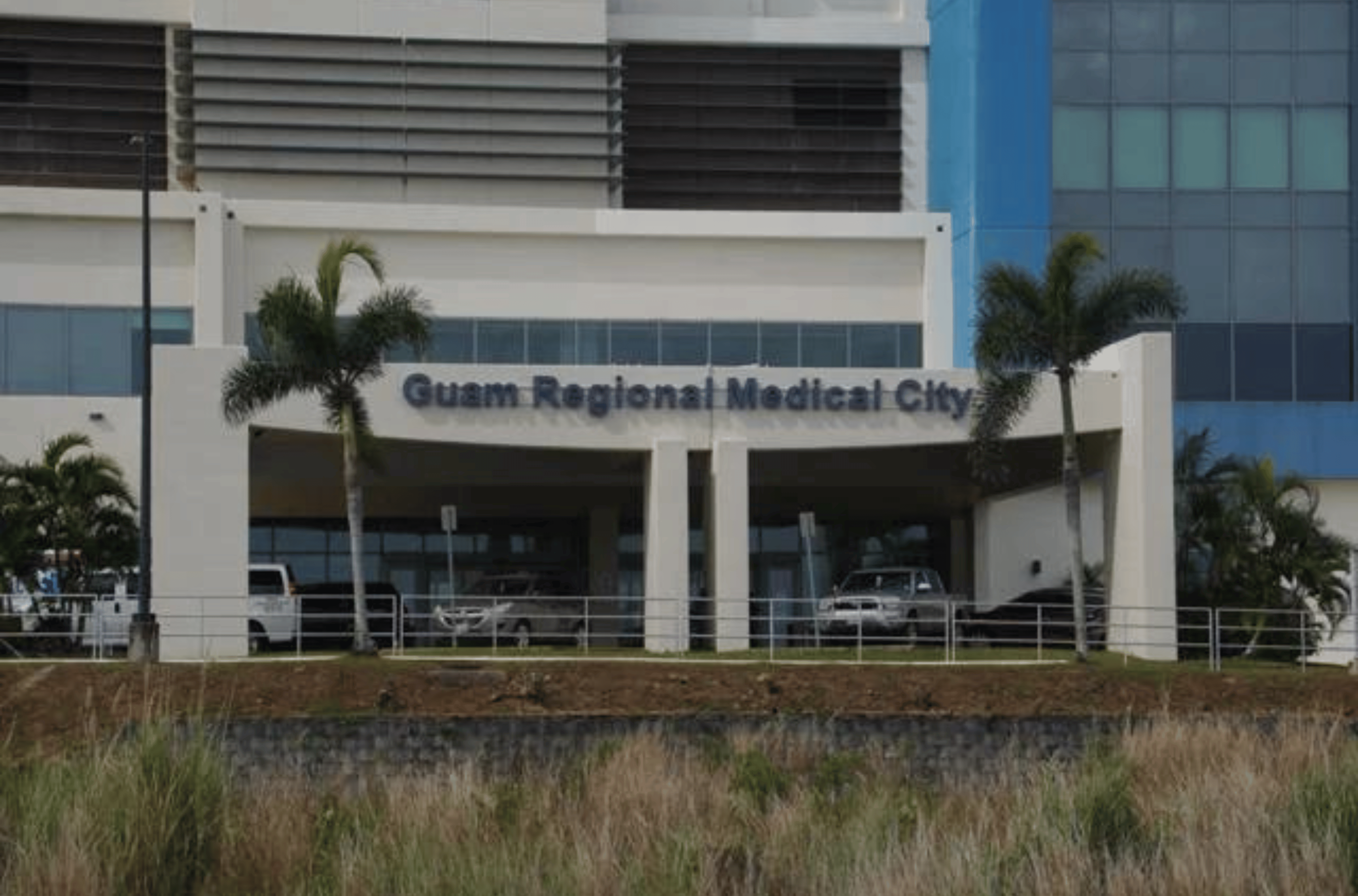 The entrance to the Guam Regional Medical City in Dededo is seen on Friday, March 1, 2024. 