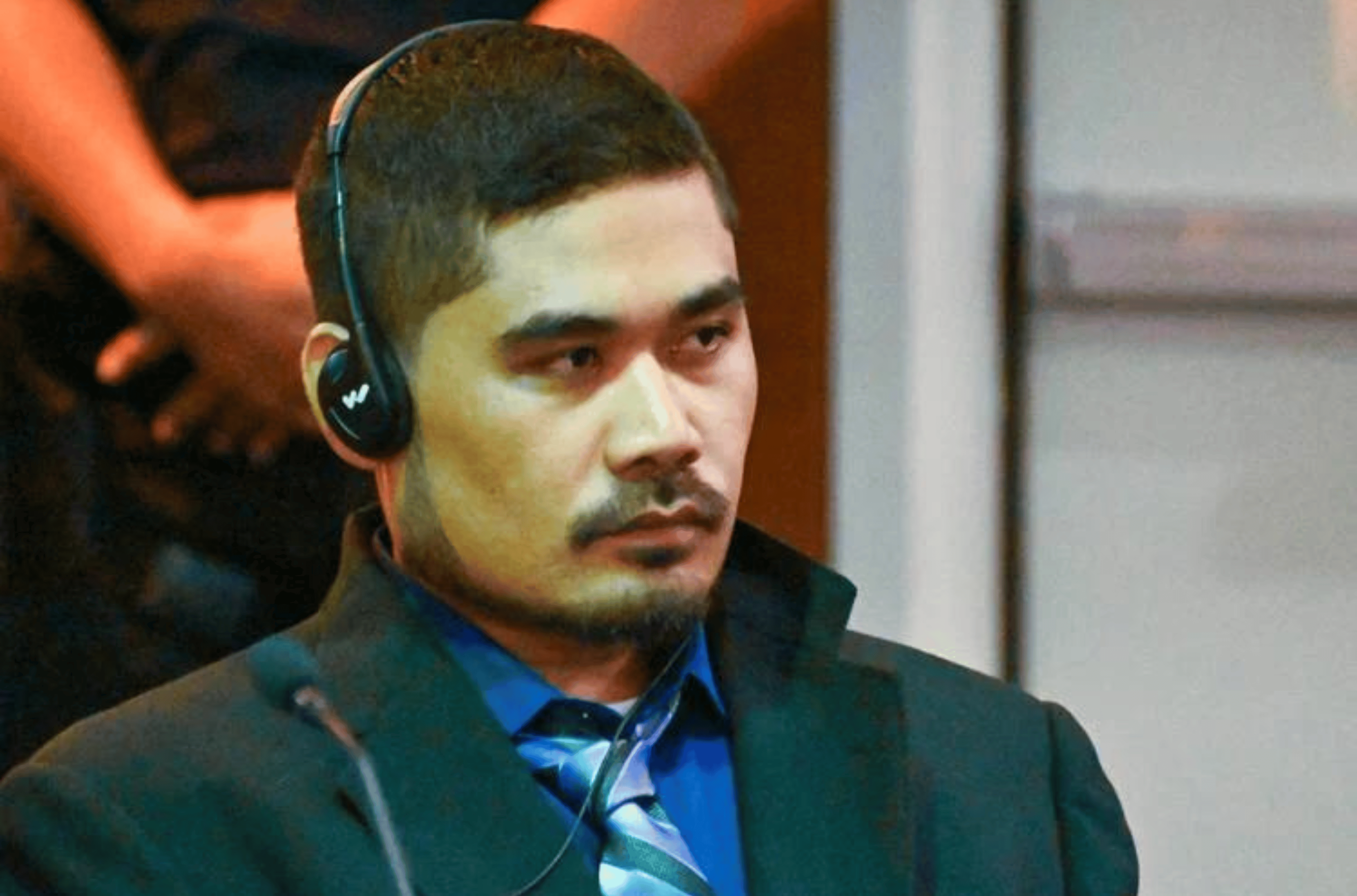 Branty Walliby is seen on Tuesday Dec. 12, 2023, during his trial at the Superior Court of Guam in Hagåtña. 