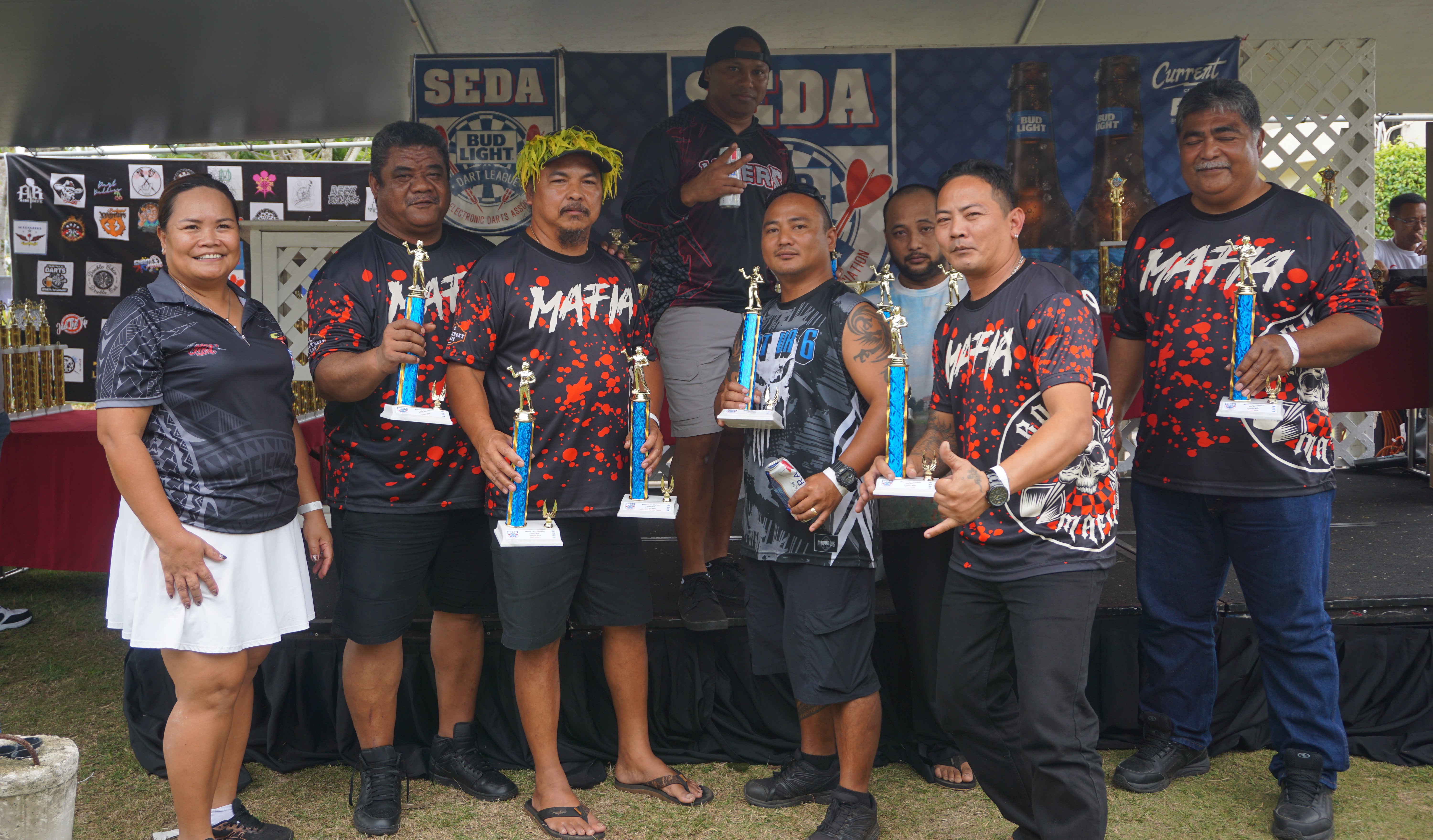 The Bourbon Mafia finished second in the Masters Division.