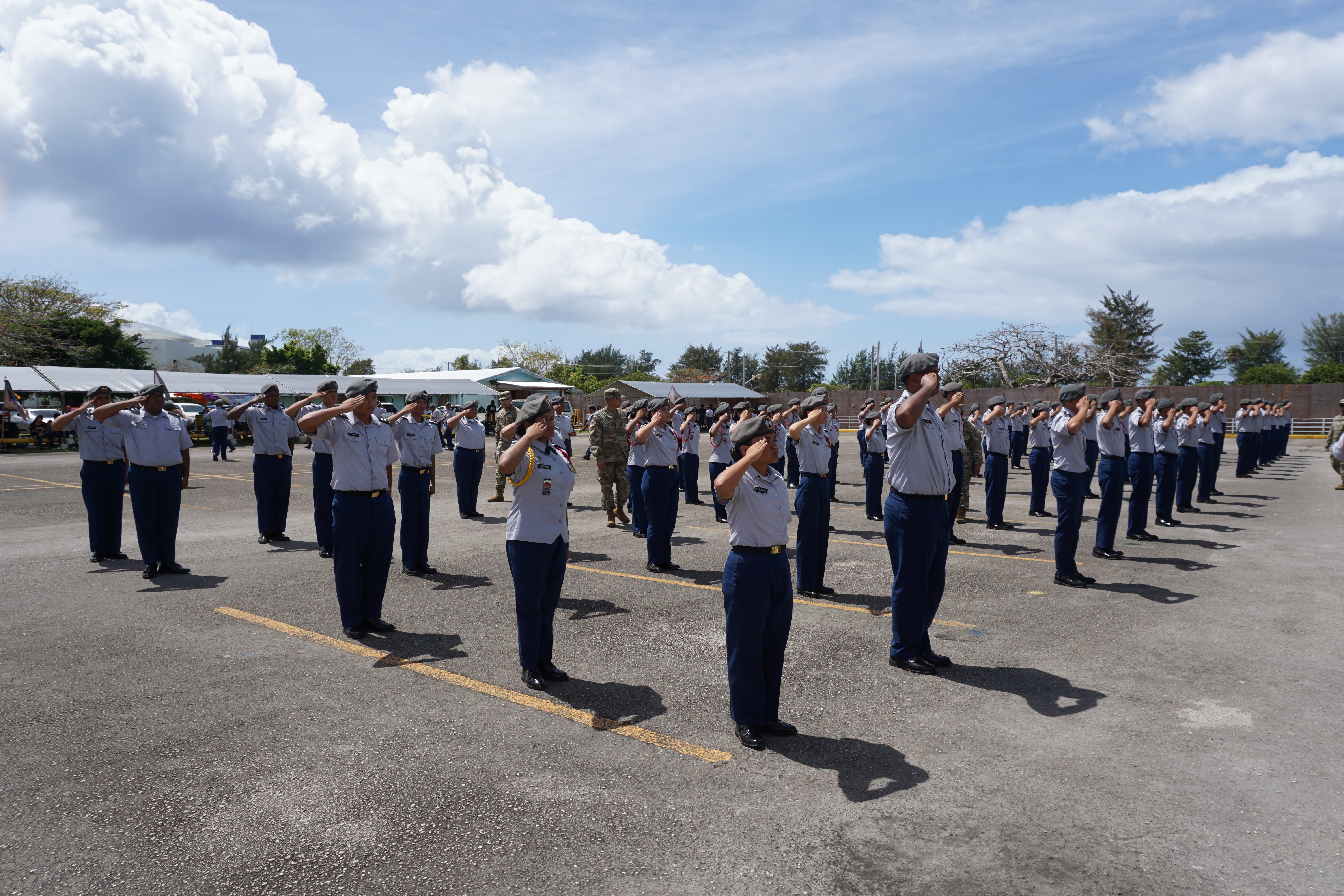 The recently concluded drill competition was held at the MHS campus on March 2. It brought together over 120 JROTC students from Saipan, Tinian, and Rota.
