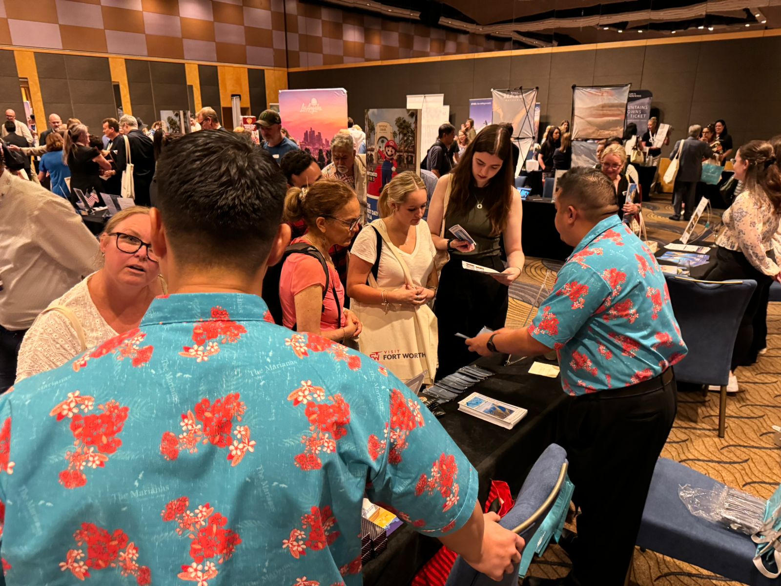 The Brand USA Australia Road Show on Feb. 21, 2024, in Sydney, Australia, attracted 220 travel agents and other travel industry reps.  The Marianas Visitors Authority joined the three-city road show to familiarize travel agents with the Marianas and explore potential market development opportunities.