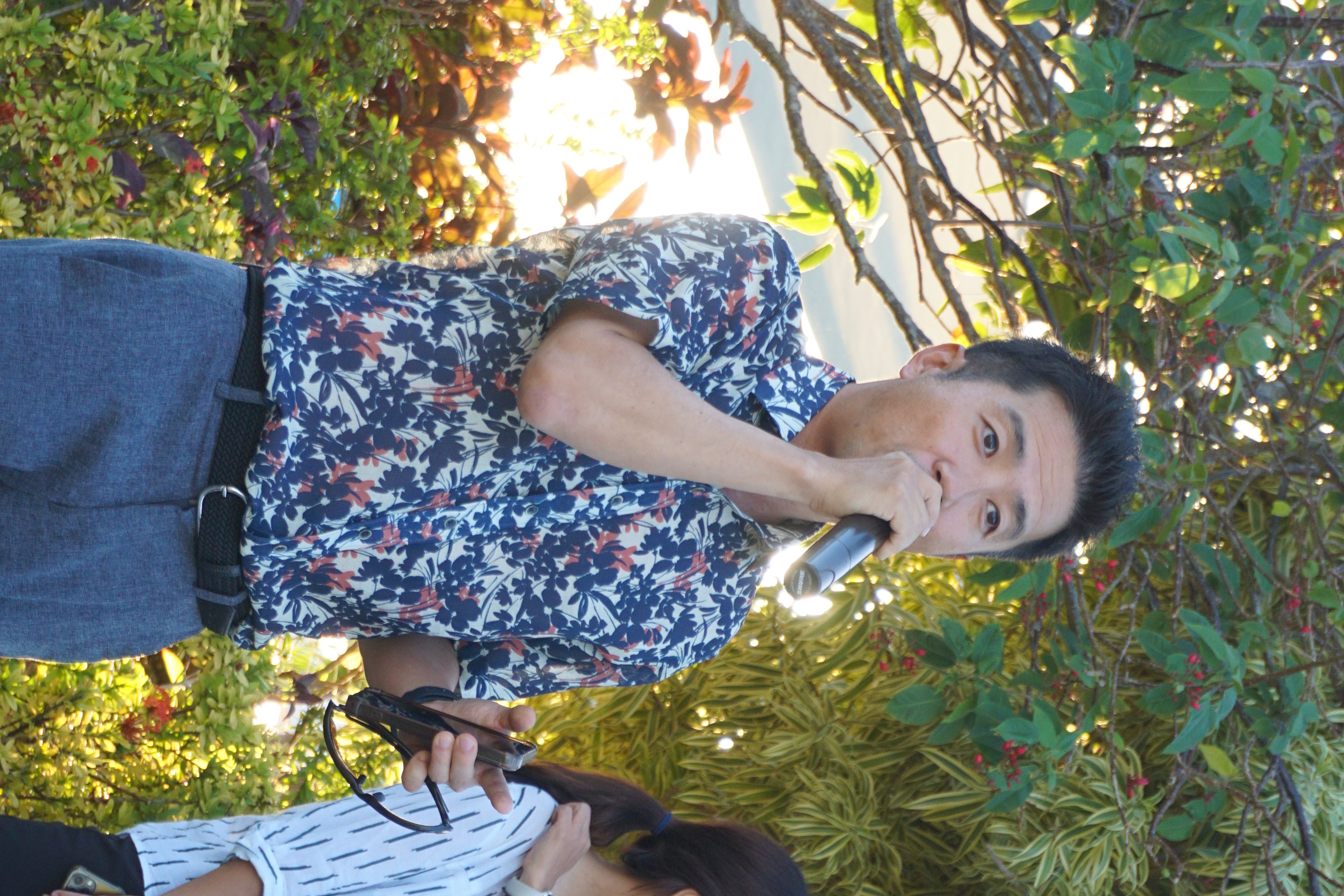 Brian Shin, the chief executive officer of E-Land Group’s subsidiary, Micronesia Resort Inc., shares a few remarks.