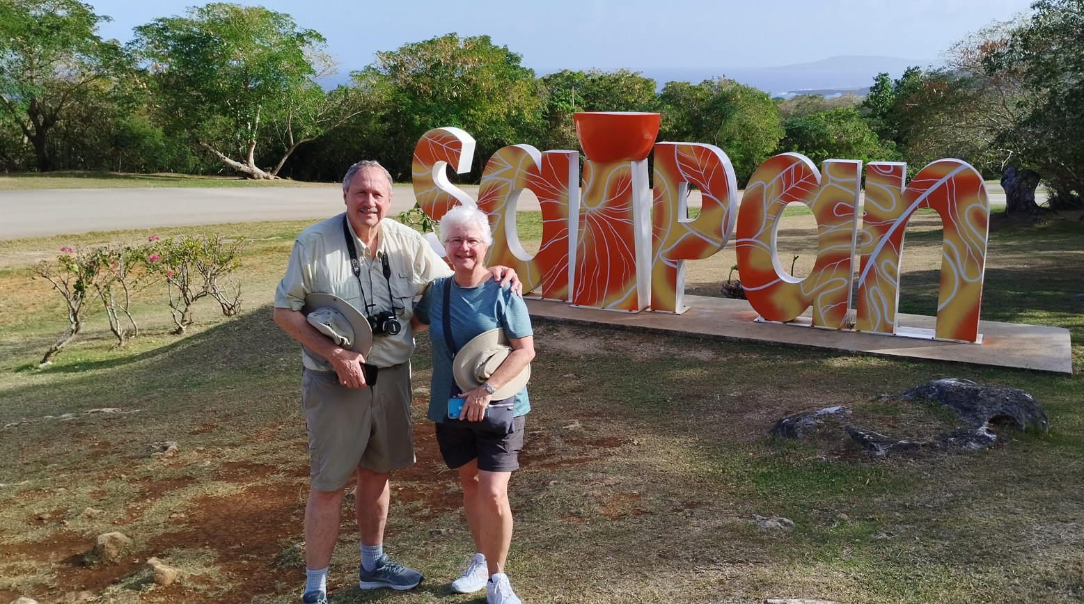 Alan and Peggy Sontag in Marpi