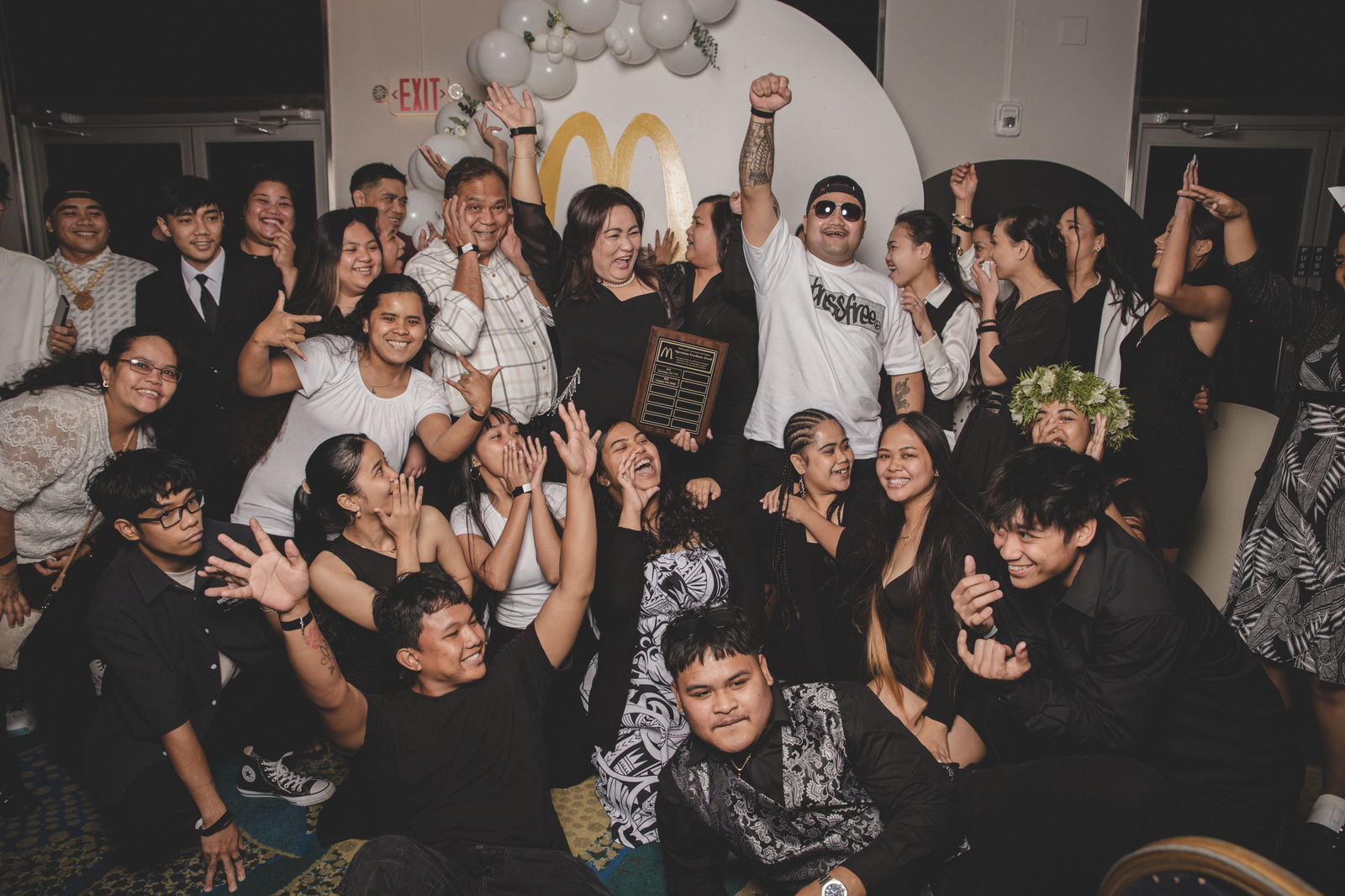 Garapan team accepts Excellence Award