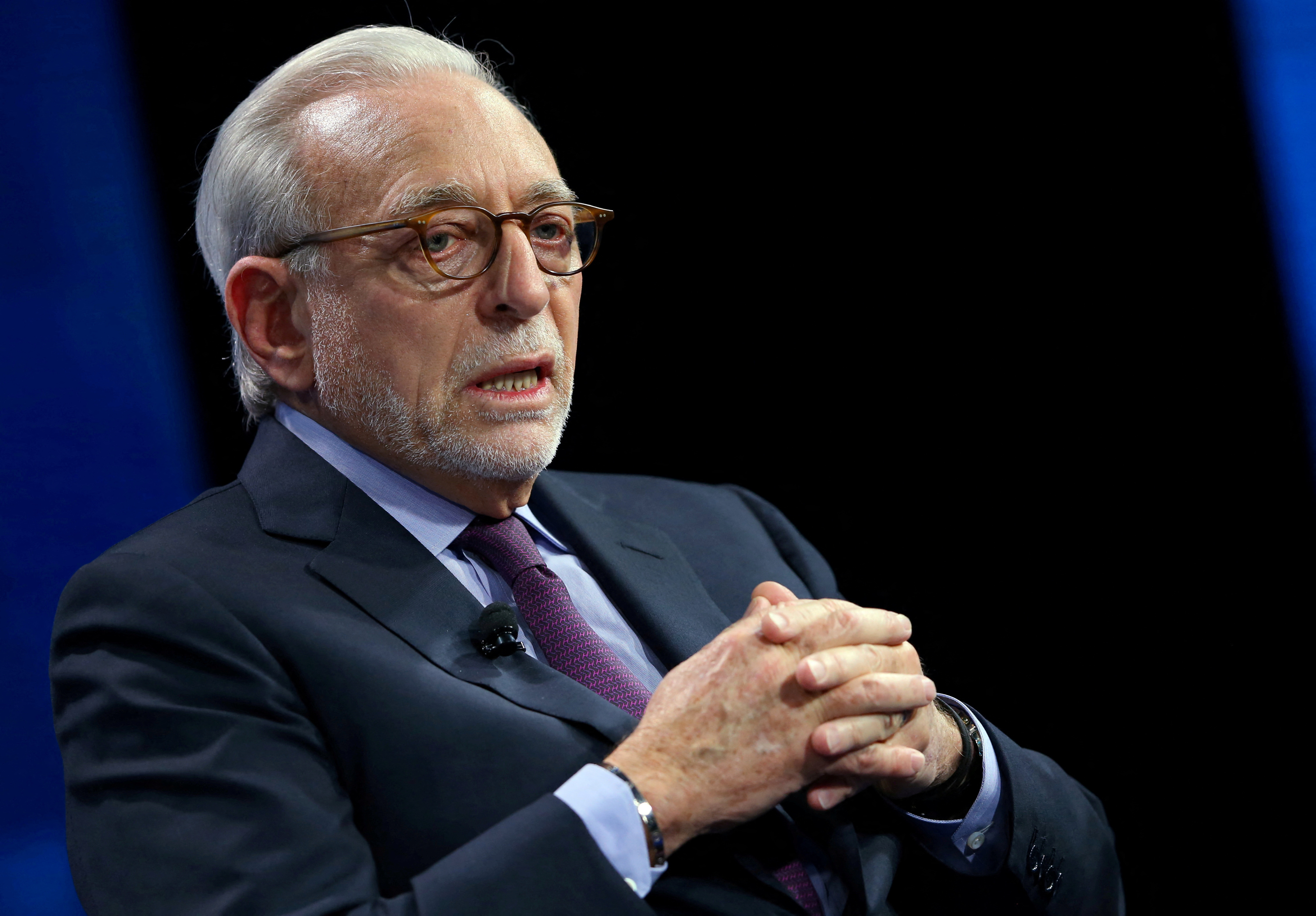 FILE PHOTO: Nelson Peltz founding partner of Trian Fund Management LP. speak at the WSJD Live conference in Laguna Beach, California October 25, 2016. 