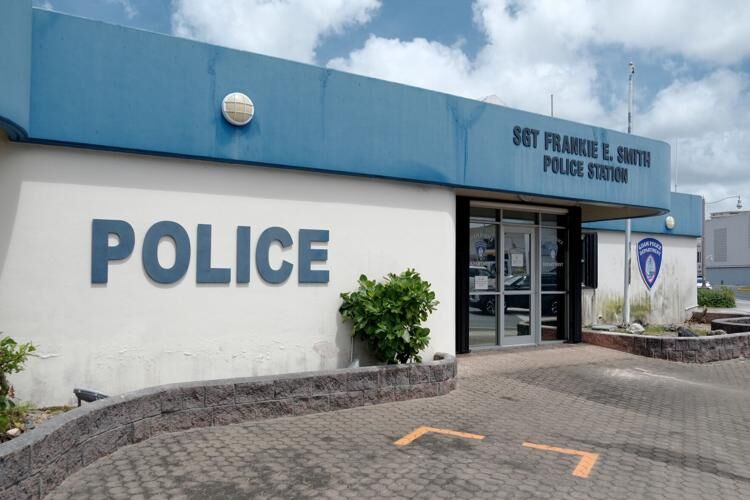 The Guam Police Department's Sgt. Frankie E. Smith Police Station is pictured in Tumon on March 1, 2024. 