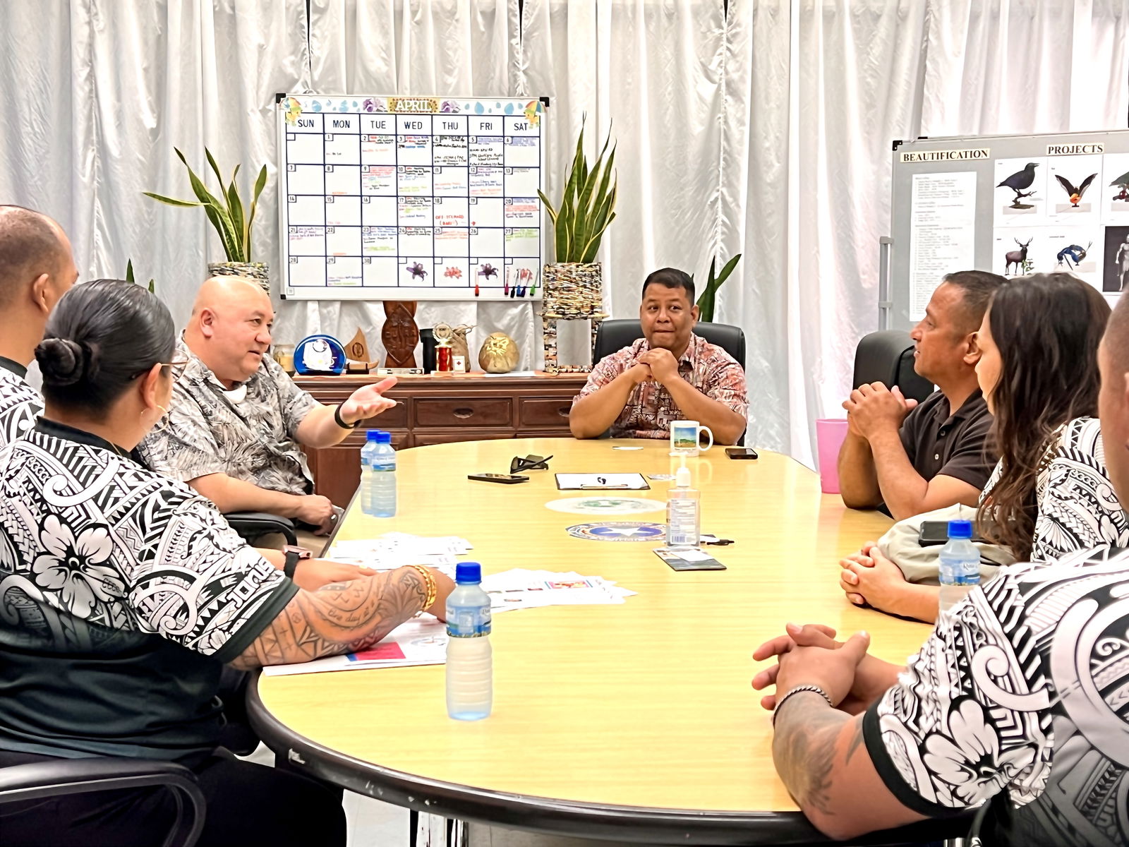 On behalf of the Public School System, Commissioner of Education Dr. Lawrence F. Camacho expressed his appreciation to the municipality of Rota’s continued support to the Early Intervention Program and the school district.