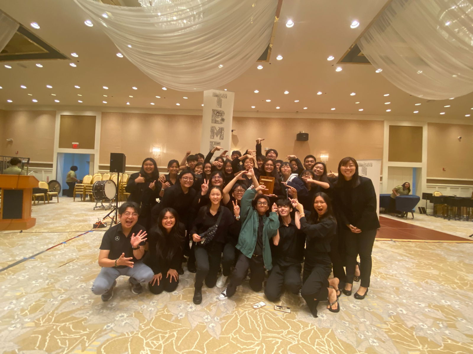 MHS Dolphin Concert Band members at Tumon Bay Music Festival on Guam.