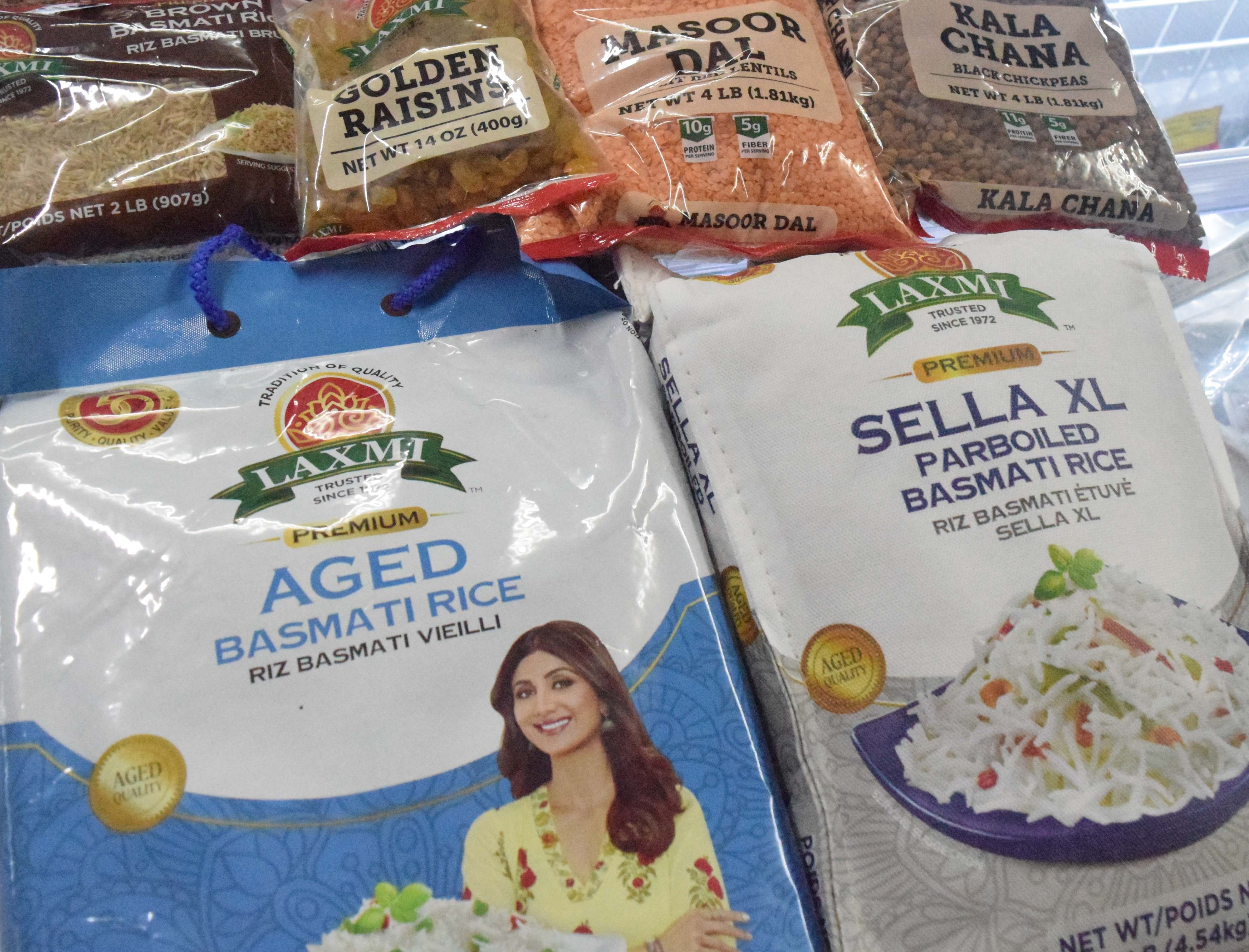 Laxmi basmati rice is also available at Spices Superstore.