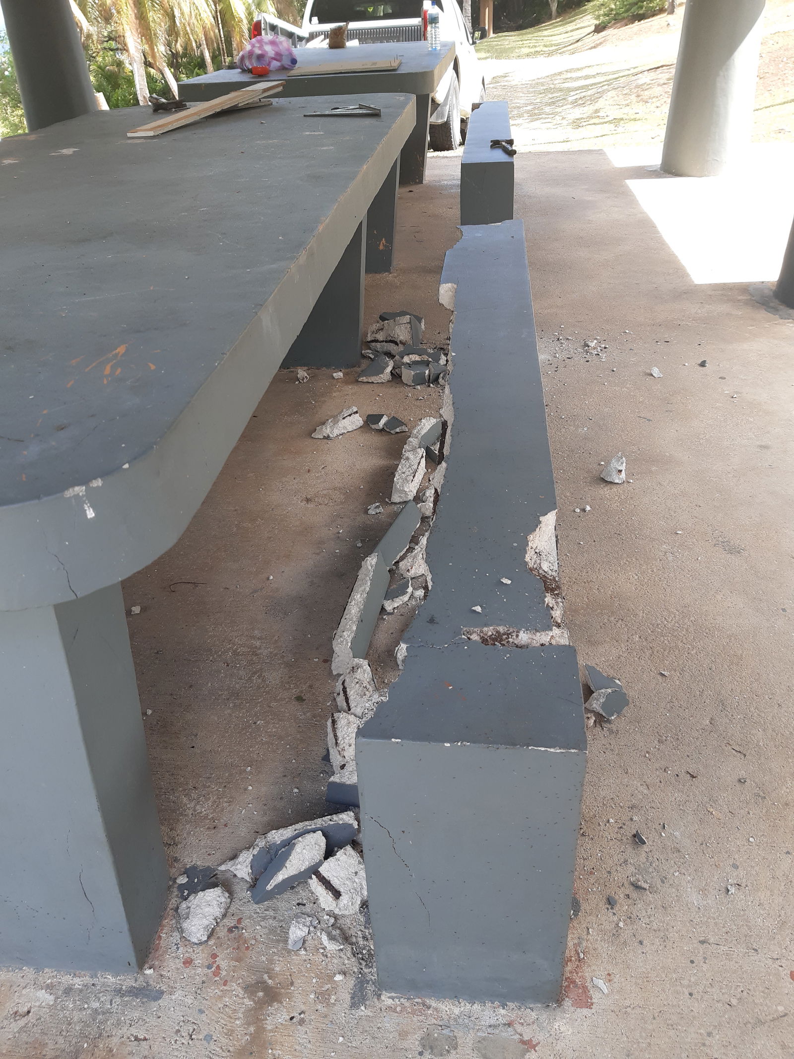 Picnic tables at Rota Swimming Pool were repaired by the Marianas Visitors Authority in early 2024 as part of a series of upgrades at popular visitor sites on the island.