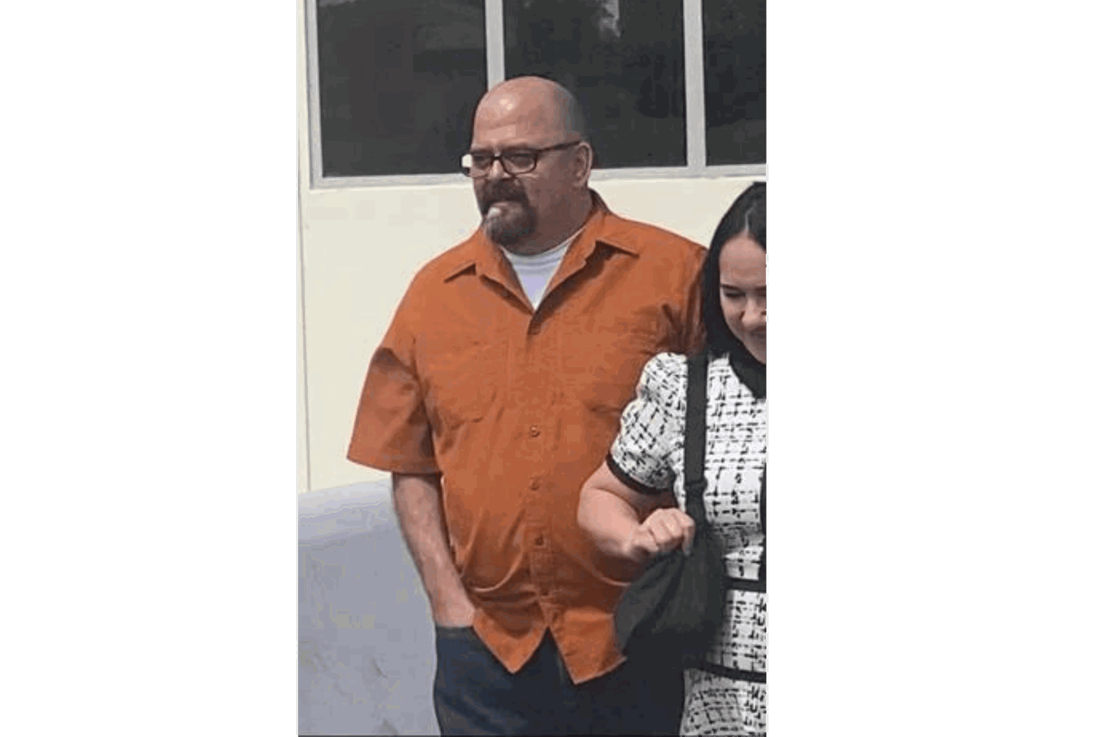 Jose Pablo Ananich leaves the District Court of Guam in Hagåtña on Wednesday, April 3, 2024, after receiving a 20-year sentence. 