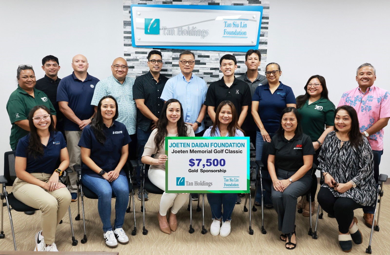 Tan Siu Lin Foundation and Tan Holdings donated $7,500 to this year’s Joeten Memorial Golf Classic.