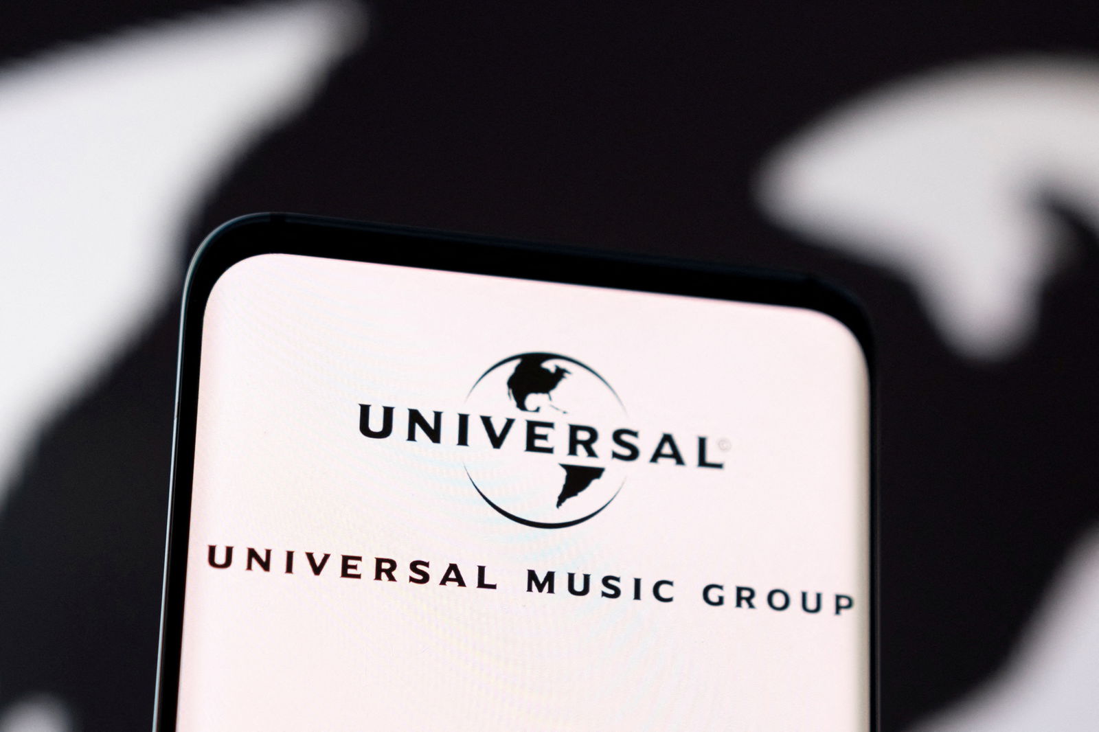 FILE PHOTO: Universal Music Group logo is seen displayed in this illustration taken, May 3, 2022. 