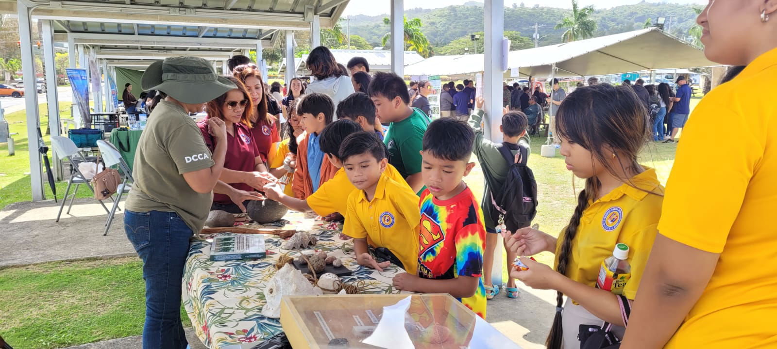 Northern Marianas International School students were among those who participated in the Bureau of Environmental and Coastal Quality's Environmental Awareness Month Expo on April 11, 2024.