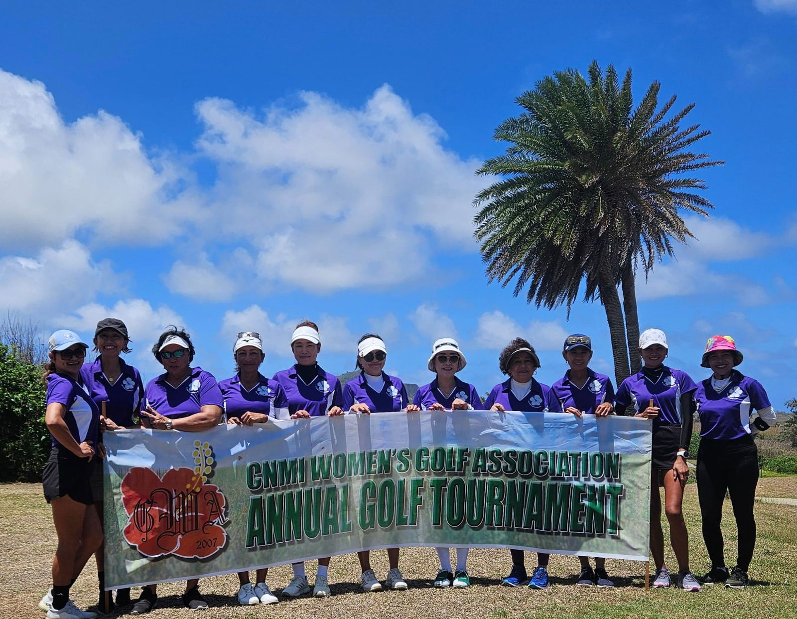 CNMI Women’s Golf Association members pose for a photo during their annual tournament at the Kingfisher Golf Links over the weekend.