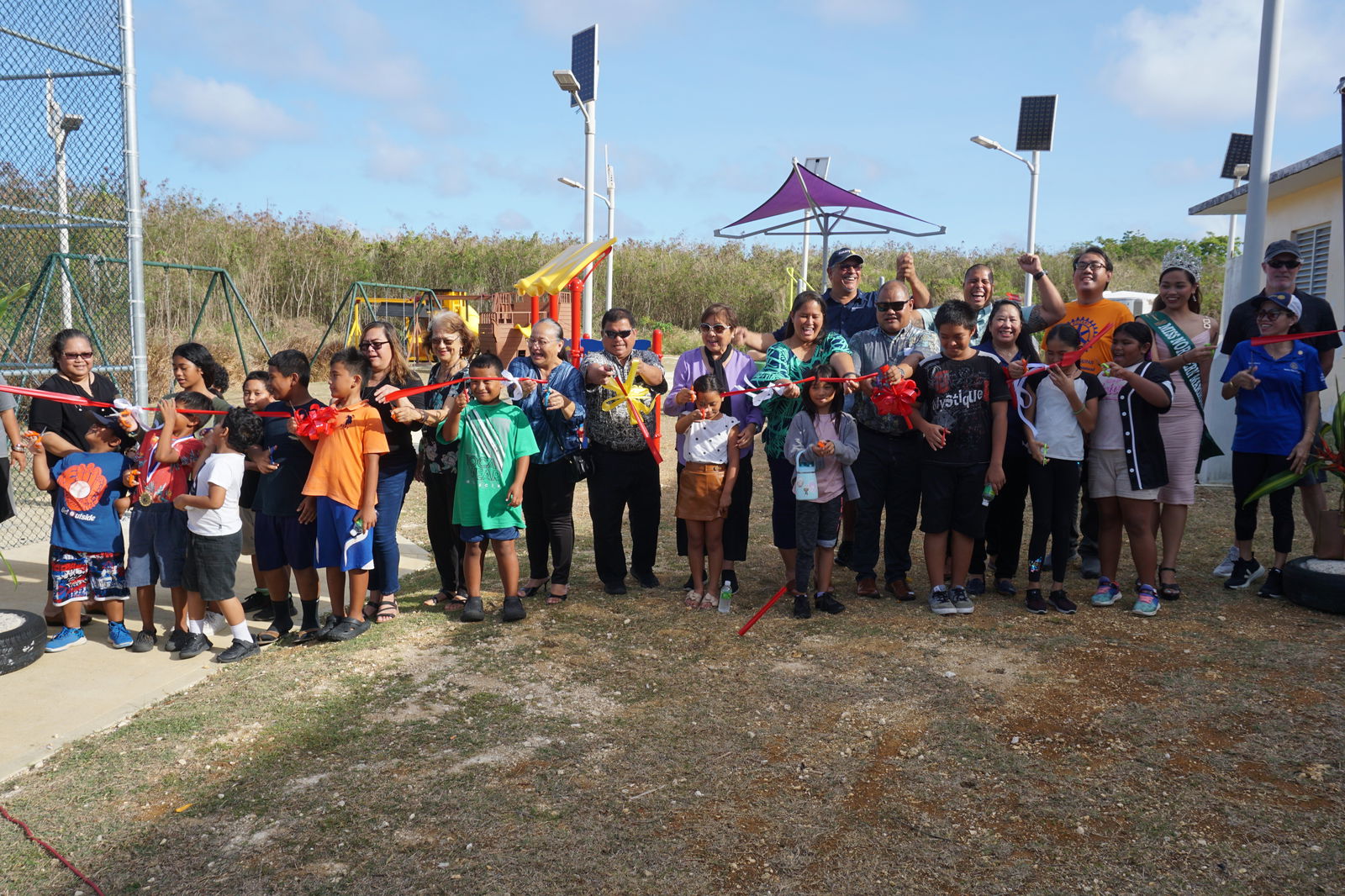 The official ribbon-cutting ceremony for the Kagman Community Center took place on Friday, April 26.