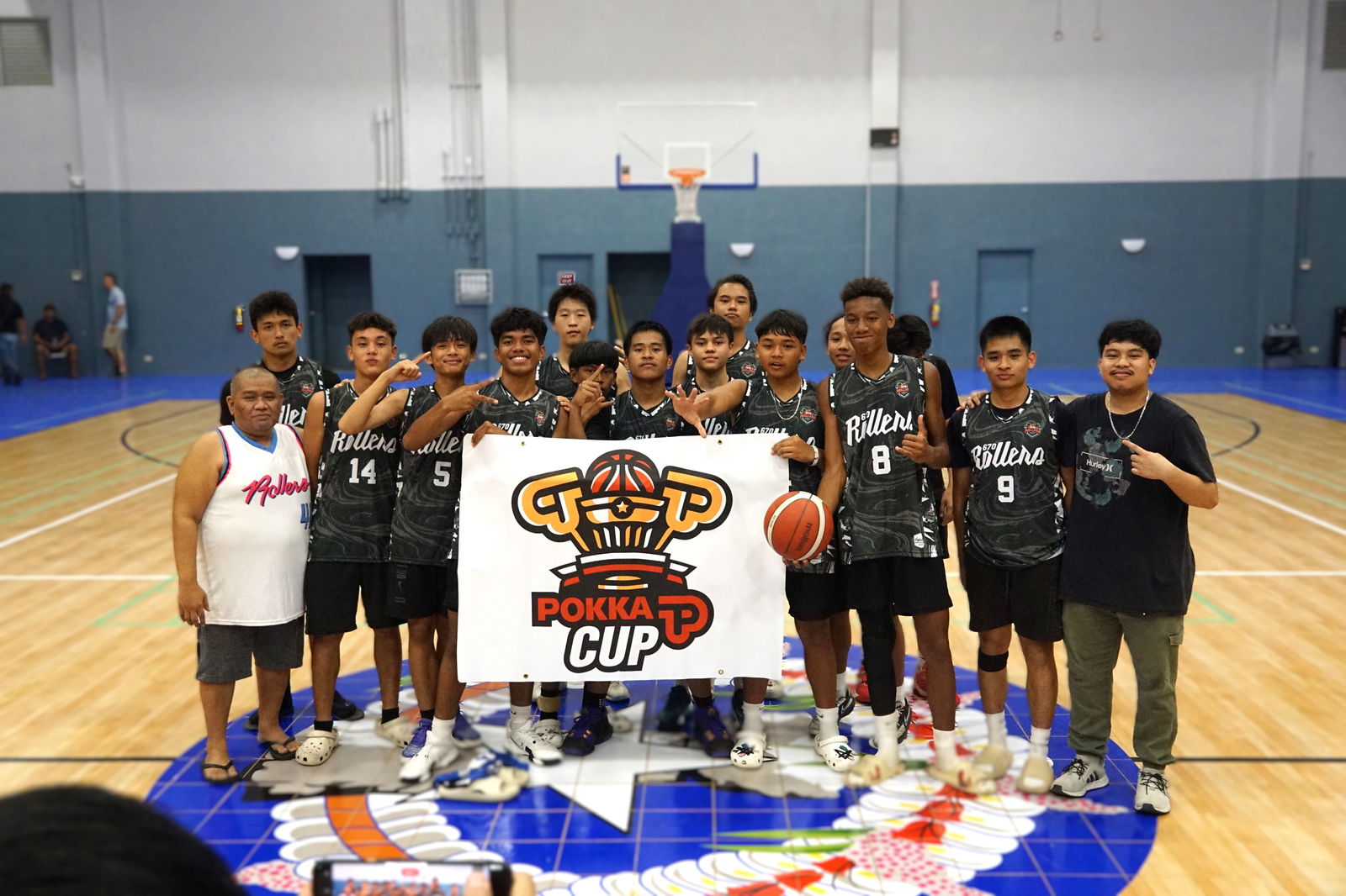 The 670 Rollers pose for a photo after winning this year’s Pokka Cup.