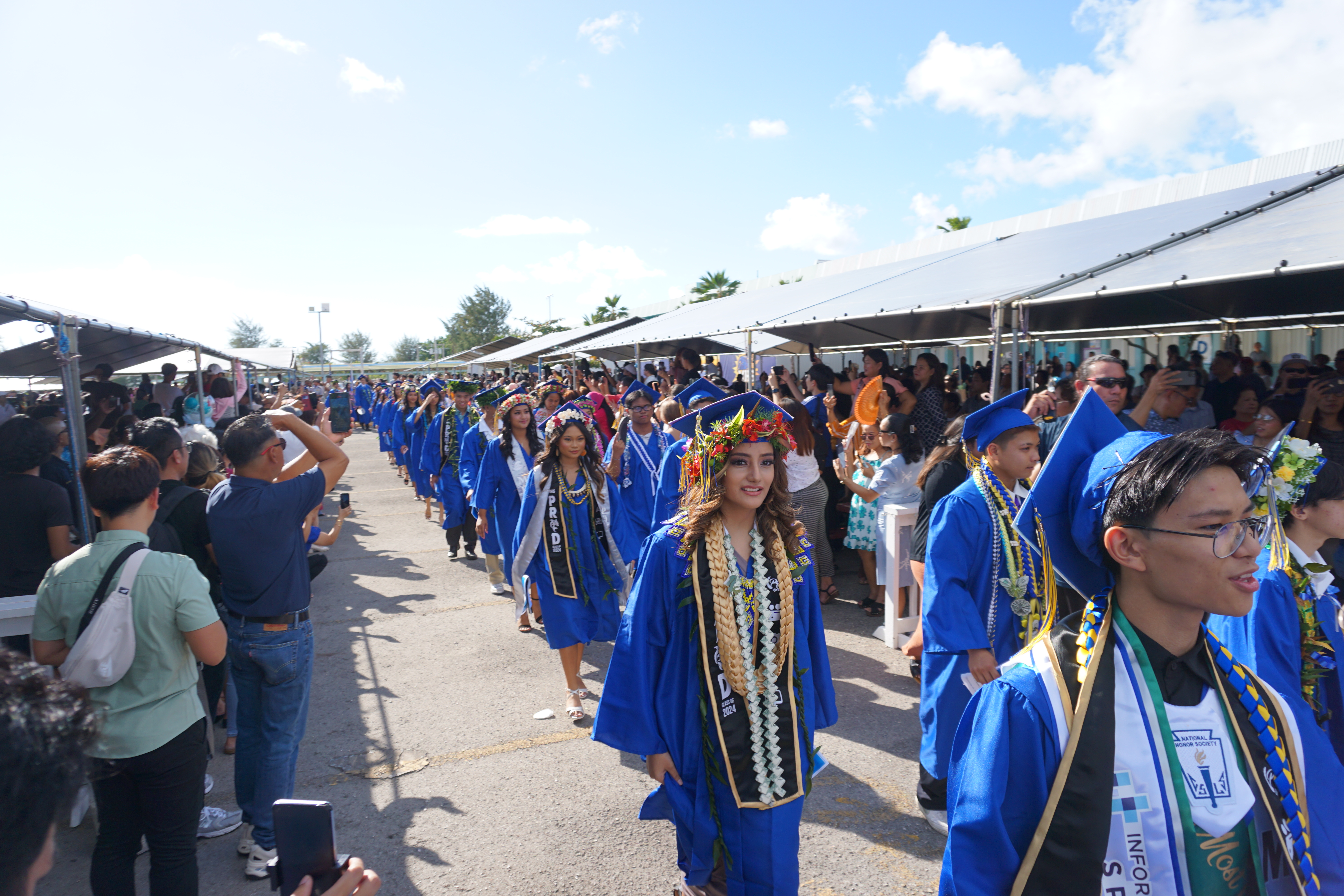 Marianas High School held its commencement exercises on campus, Wednesday, May, 29, 2024.