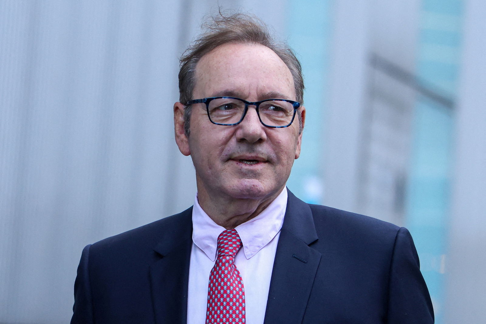 Actor Kevin Spacey walks outside Southwark Crown Court, as the jury consider their verdict over charges related to allegations of sex offences, in London, Britain, July 26, 2023.