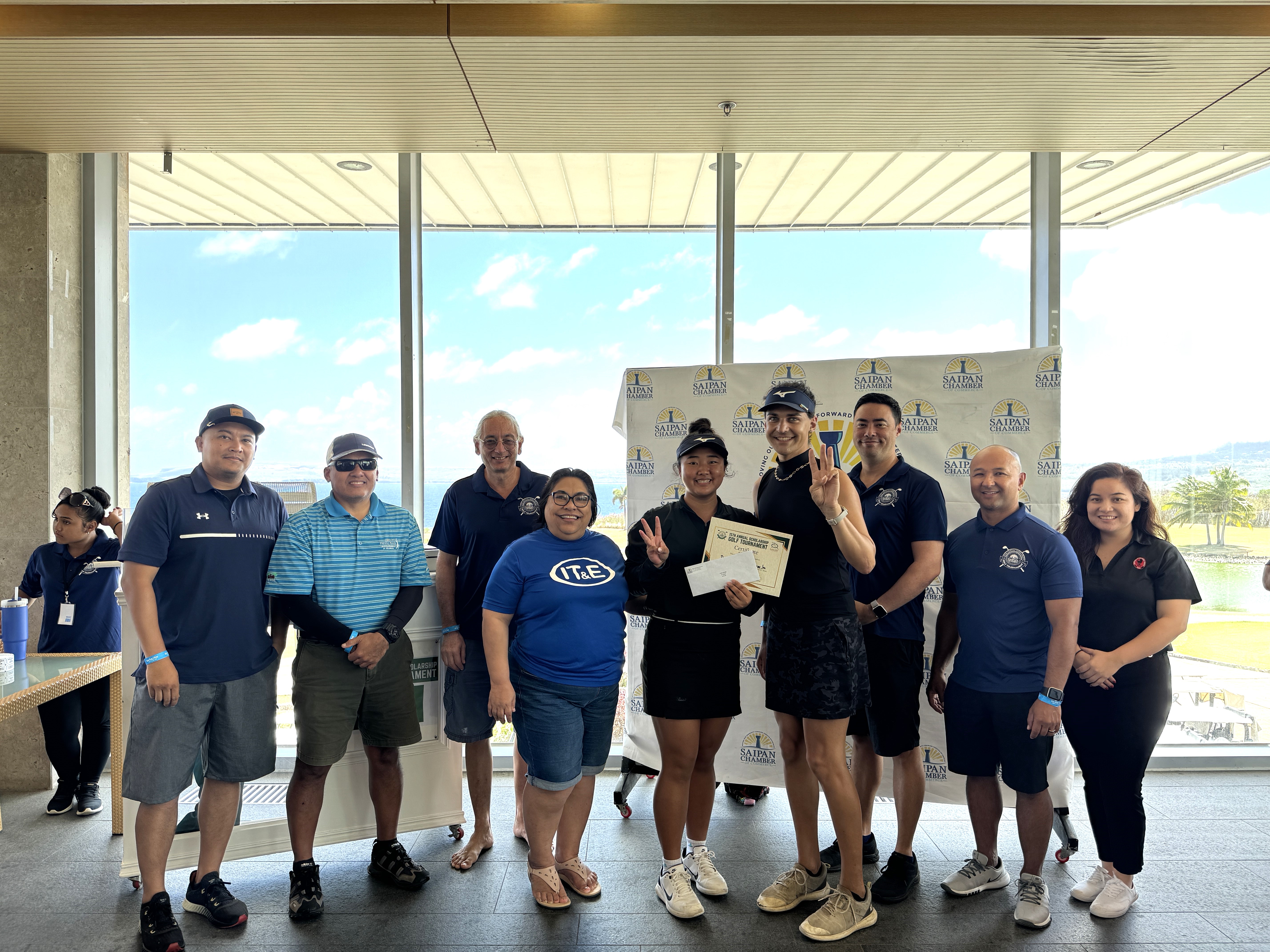 3rd Place Low Gross - Dominic Kieffer & Zhimin Jin