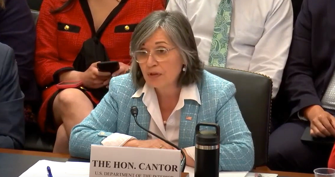 Assistant Interior Secretary for Insular and International Affairs Carmen G. Cantor appears before the U.S. House Subcommittee on Indian and Insular Affairs on Wednesday, May 8, 2024 in Washington, D.C.