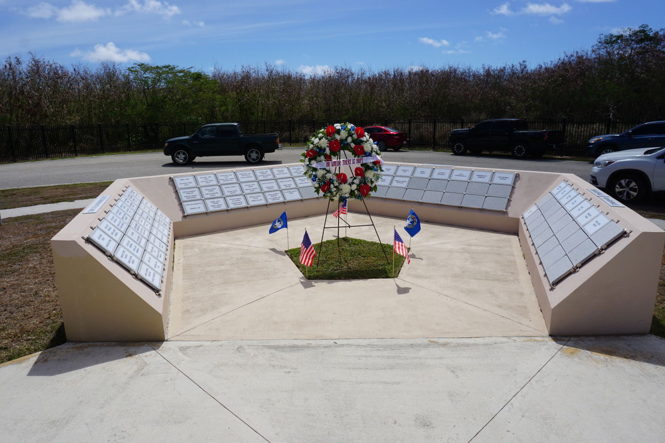 The names of CNMI veterans who fell in the line of service, were buried at sea or served as Marine scouts during World War II are memorialized at the Veterans Cemetery in Marpi.