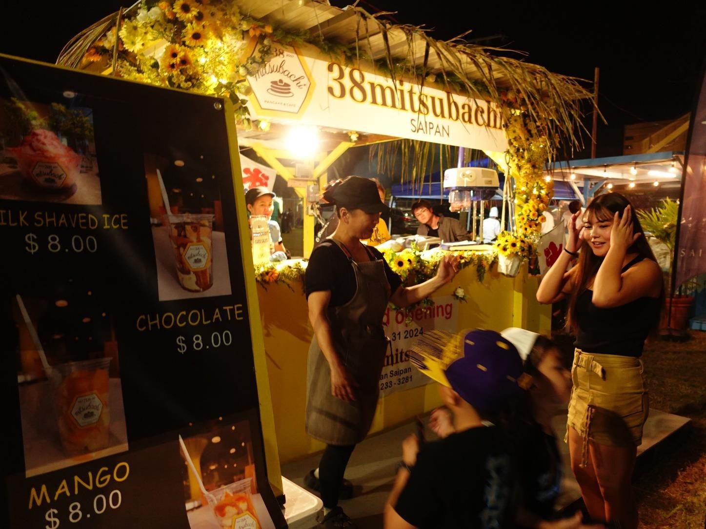 28mitsubachi welcome patrons during the 25th Annual Taste of the Marianas International Food Festival on May 4, 2024 at American Memorial Park.