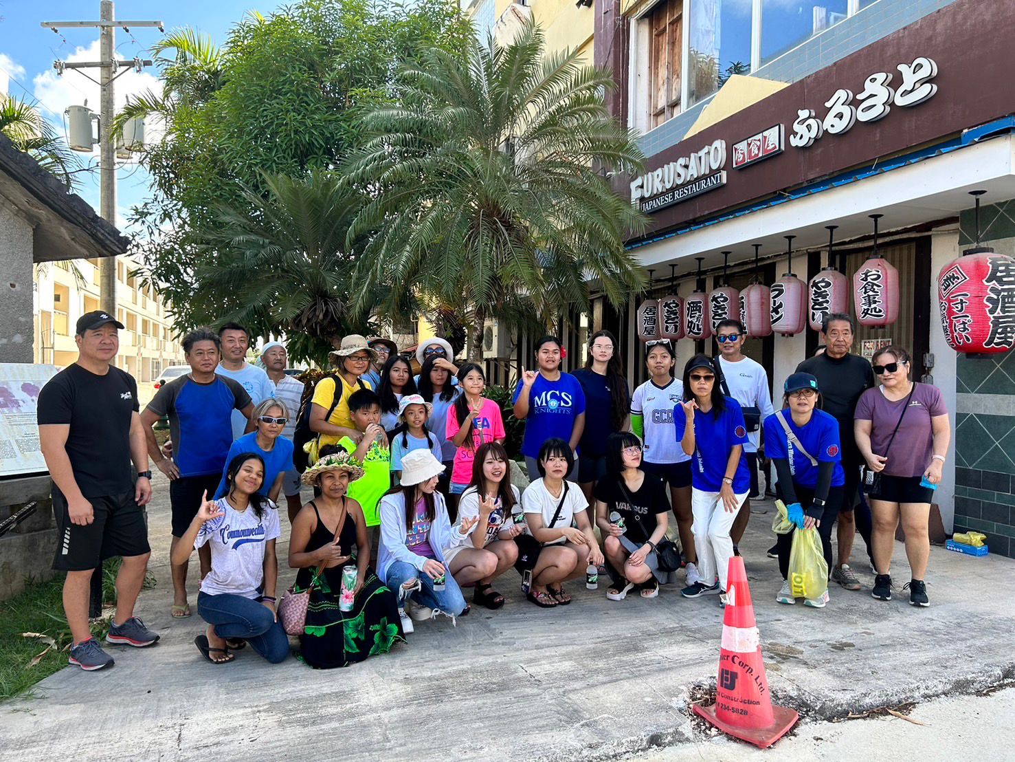 Thirty-six industry workers and community volunteers participate in the Marianas Tourism Month cleanup at Paseo de Marianas on May 18, 2024, collecting about 250 lbs. of trash in downtown Garapan, Saipan.