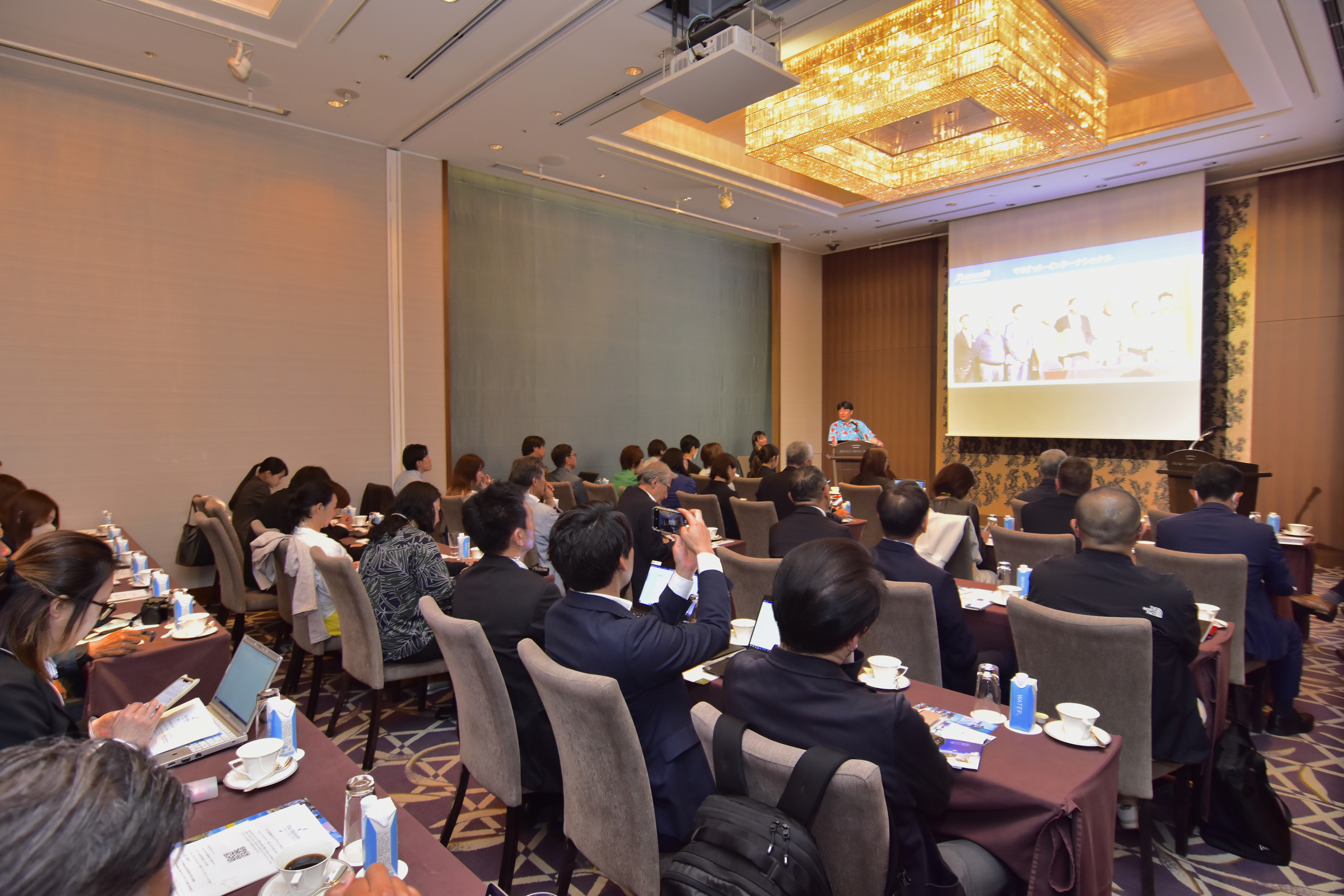 Over 70 travel trade and media representatives learn about Saipan, Tinian, and Rota at the Marianas Seminar organized by the Marianas Visitors Authority on May 14, 2024, in Tokyo, Japan.