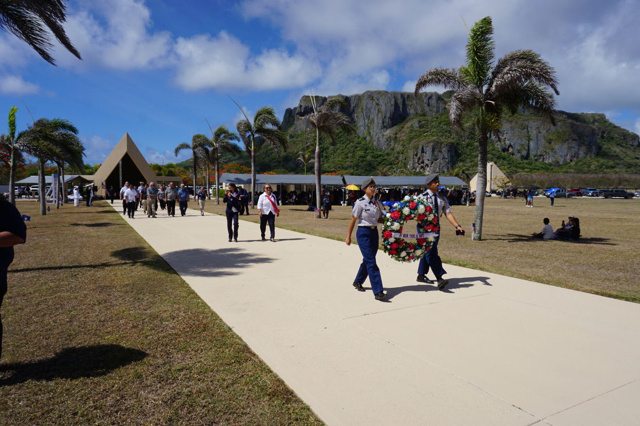 Led by CNMI officials, a wreath-laying ceremony was held at the Veterans Cemetery in Marpi on Memorial Day, Monday.