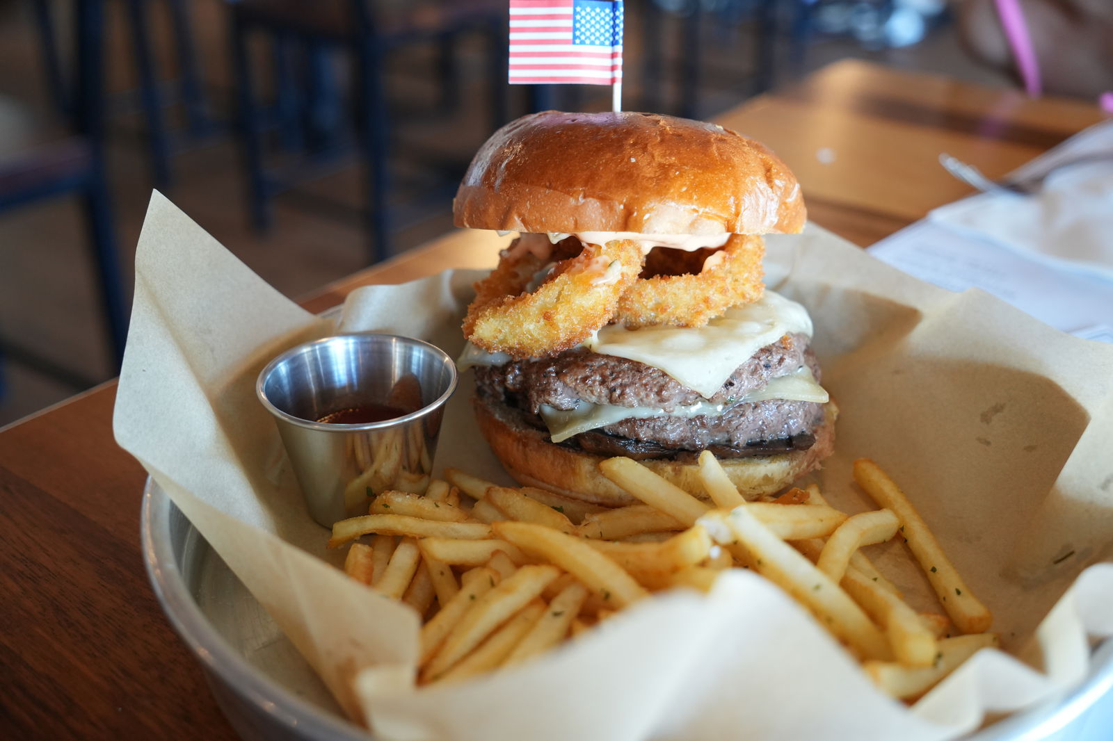 Truffle Mushroom burger