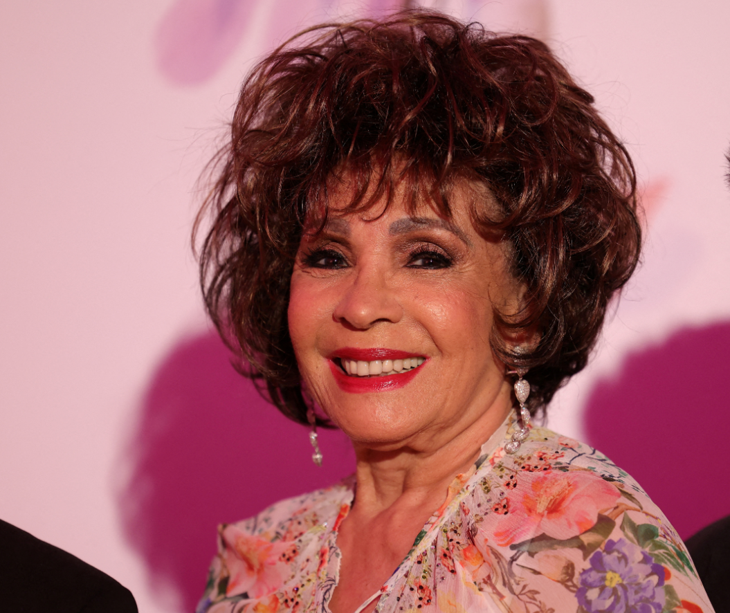 Singer Shirley Bassey attends the Bal de la Rose (Rose Ball), in Monaco, July 8, 2022.