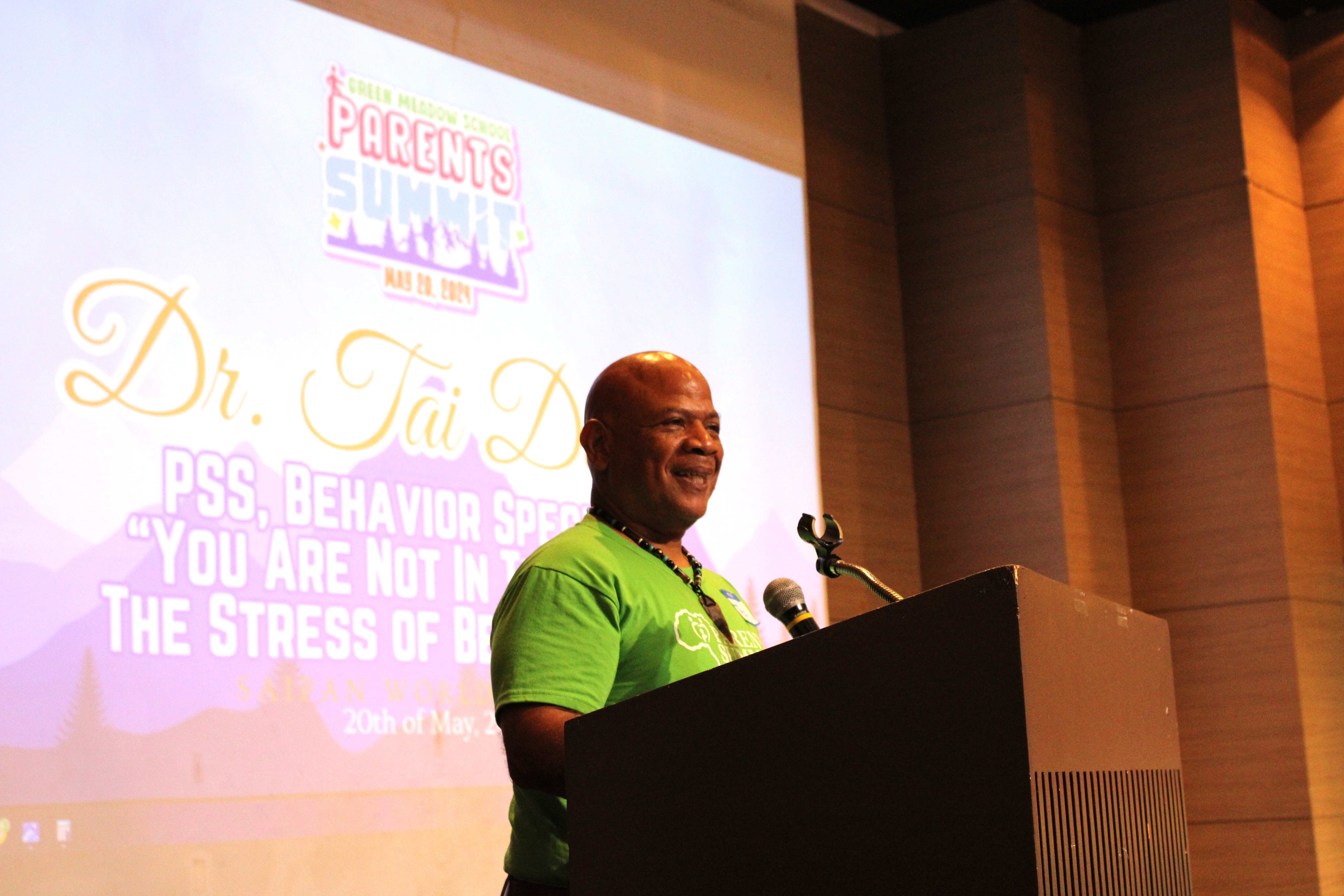 Keynote speaker Dr. Tai Doram