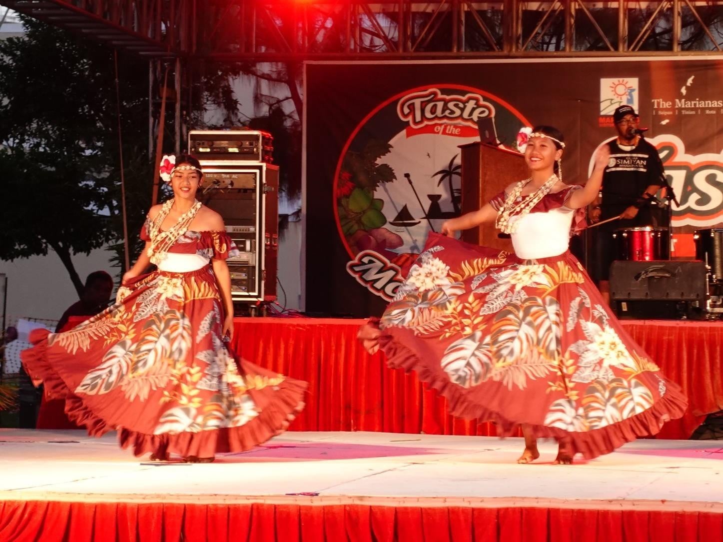 Poksai Guma Chamorro performs at the 25th Annual Taste of the Marianas International Food Festival on May 4, 2024 at American Memorial Park.