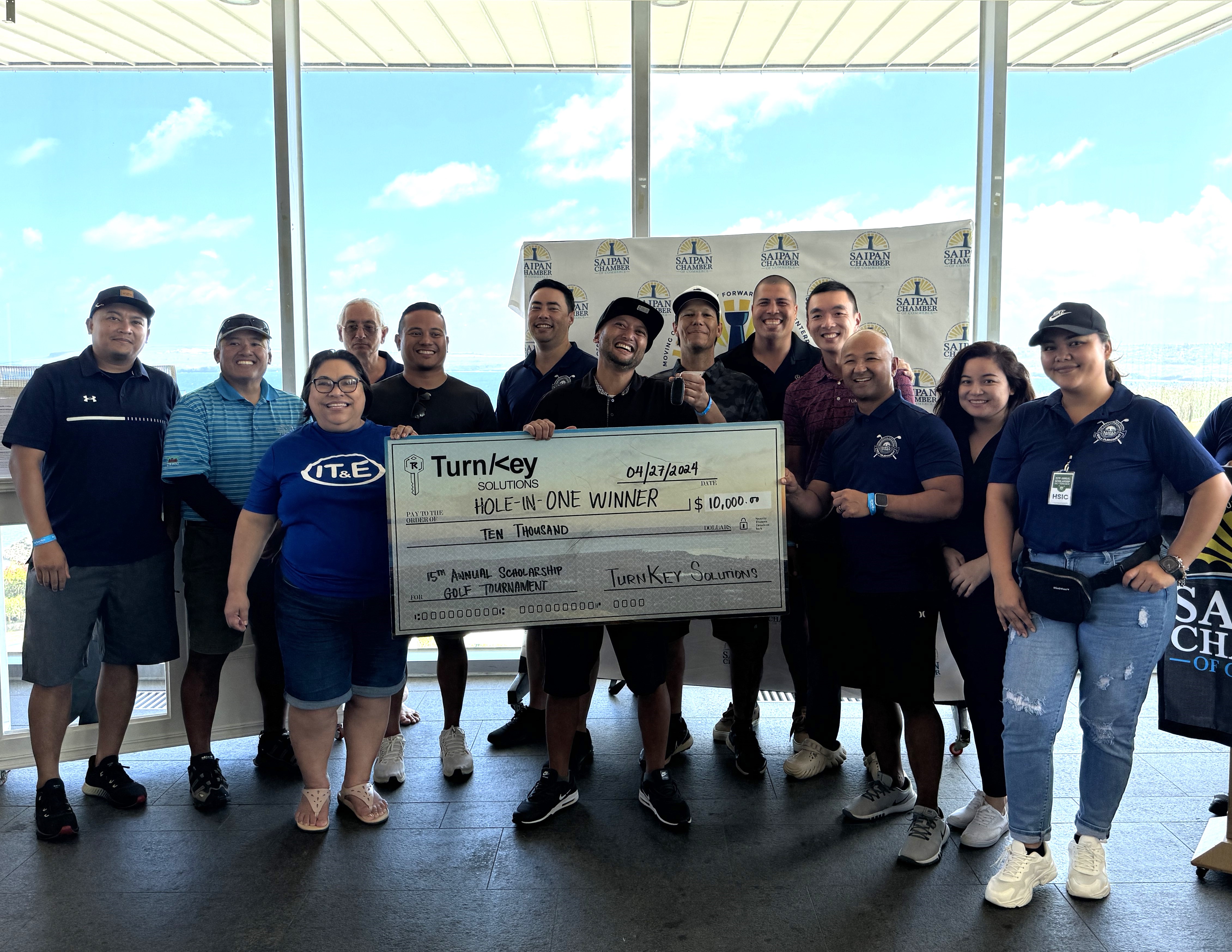 Hole-In-One Winner (Hole 3 - 180 Yards) Nick Sablan Jr.