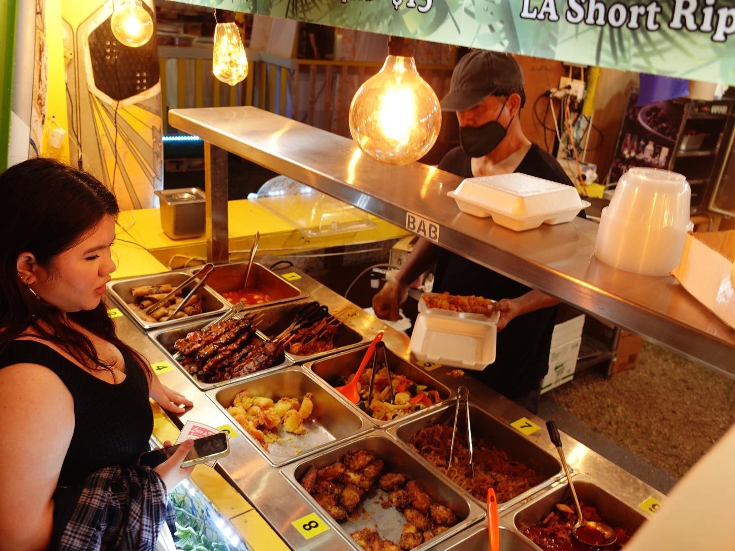 Cup Bab offers Korean cuisine at the 25th Annual Taste of the Marianas International Food Festival on May 4, 2024 at American Memorial Park.