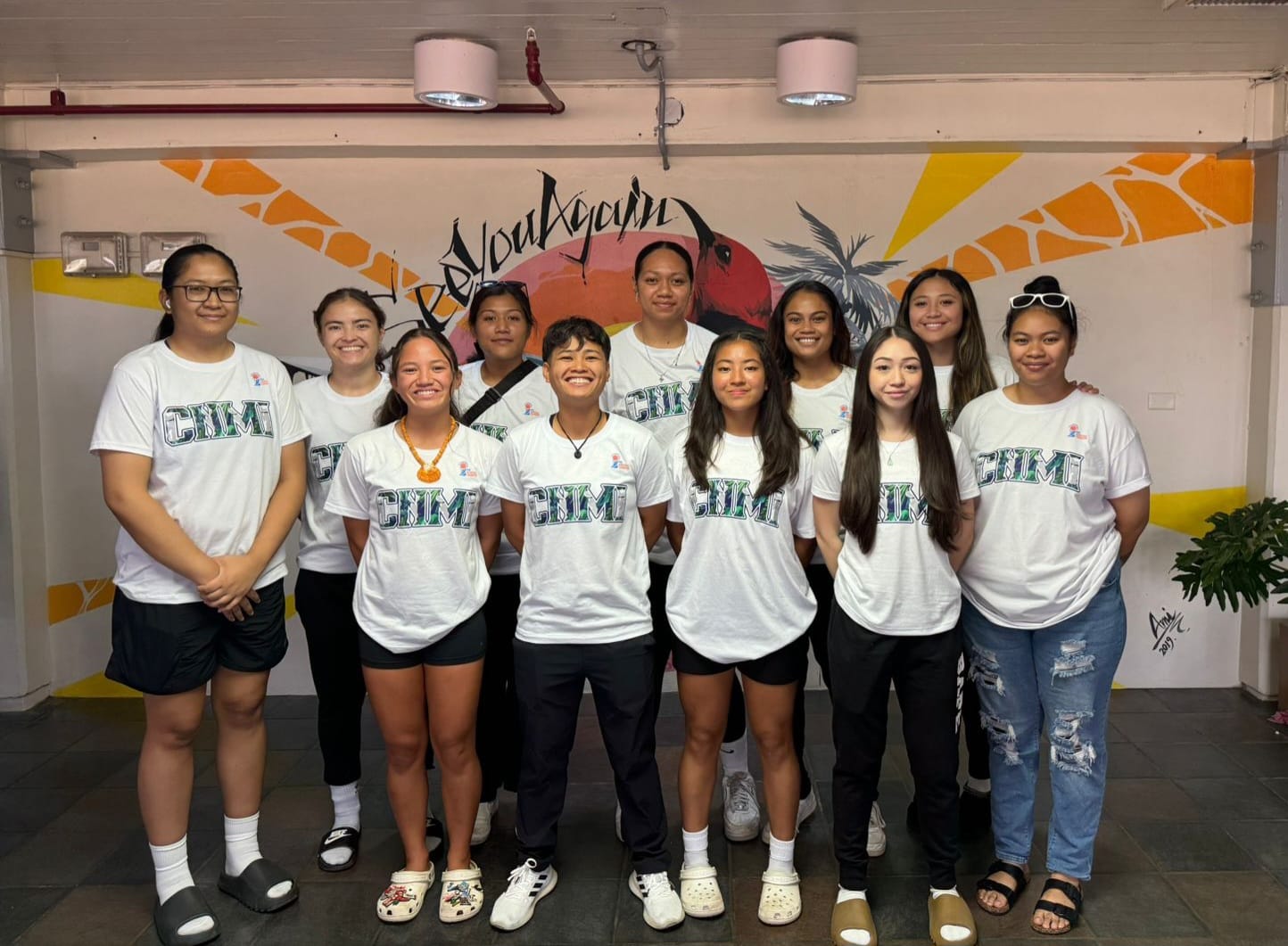 The NMI's Women Basketball Team