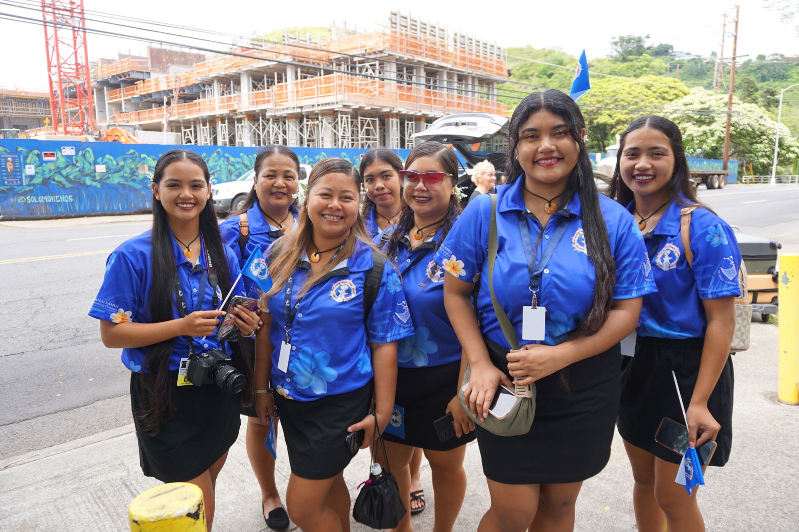 Simiyan Marianas dancers pose for a photo ​