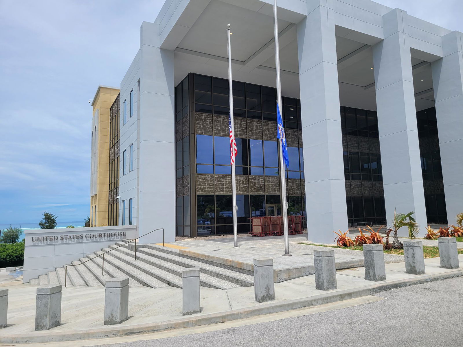 The United States Courthouse in Gualo Rai, Saipan.