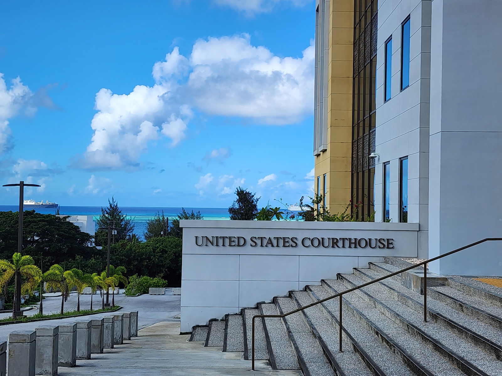 The United States Courthouse in Gualo Rai, Saipan.